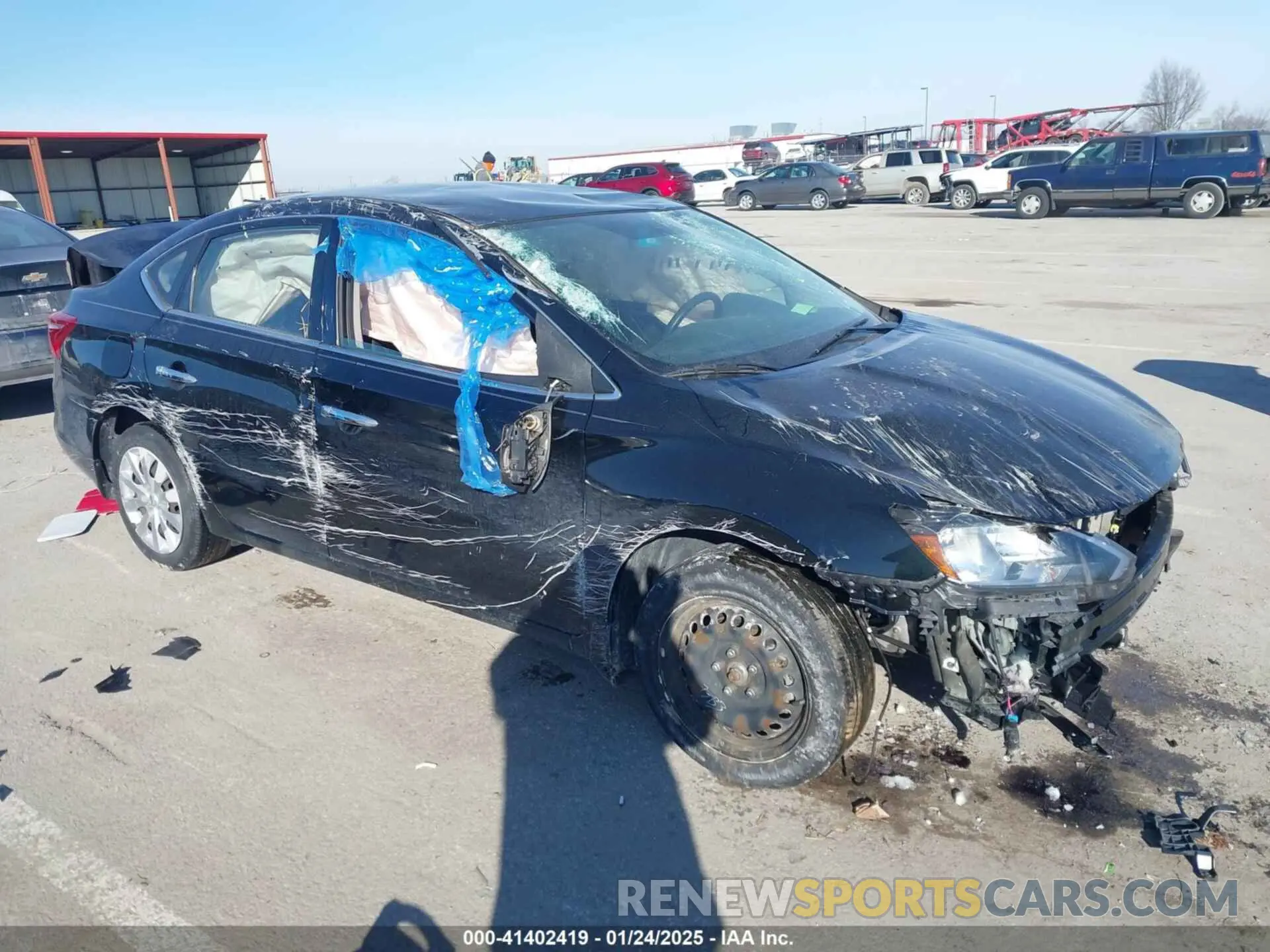 6 Photograph of a damaged car 3N1AB7APXKY334440 NISSAN SENTRA 2019
