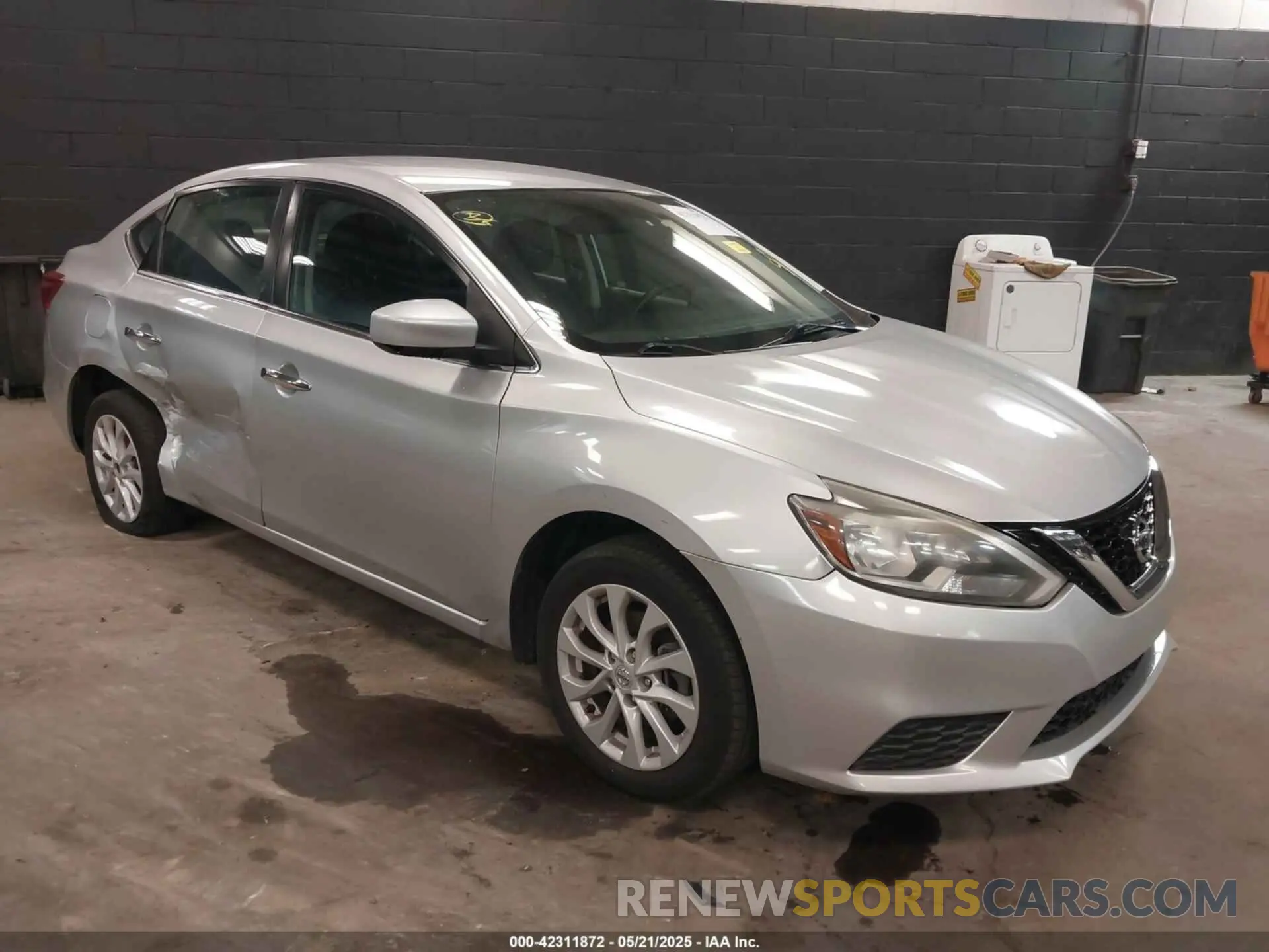 1 Photograph of a damaged car 3N1AB7APXKY353974 NISSAN SENTRA 2019