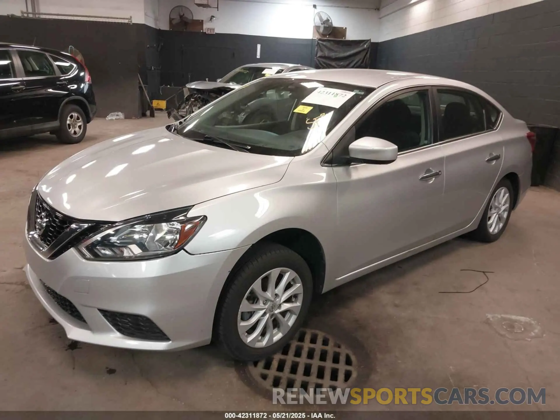 2 Photograph of a damaged car 3N1AB7APXKY353974 NISSAN SENTRA 2019