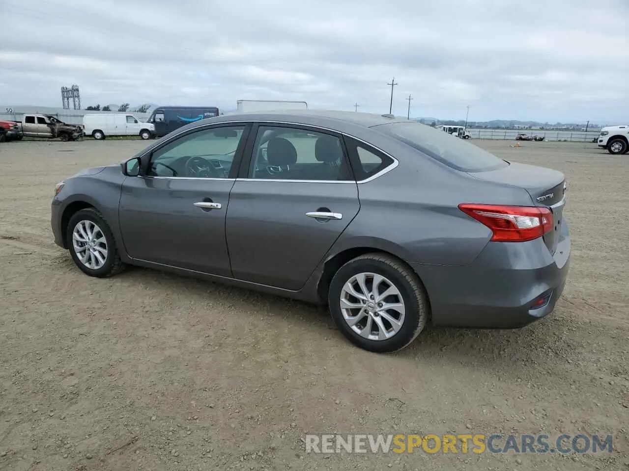 2 Photograph of a damaged car 3N1AB7APXKY357958 NISSAN SENTRA 2019