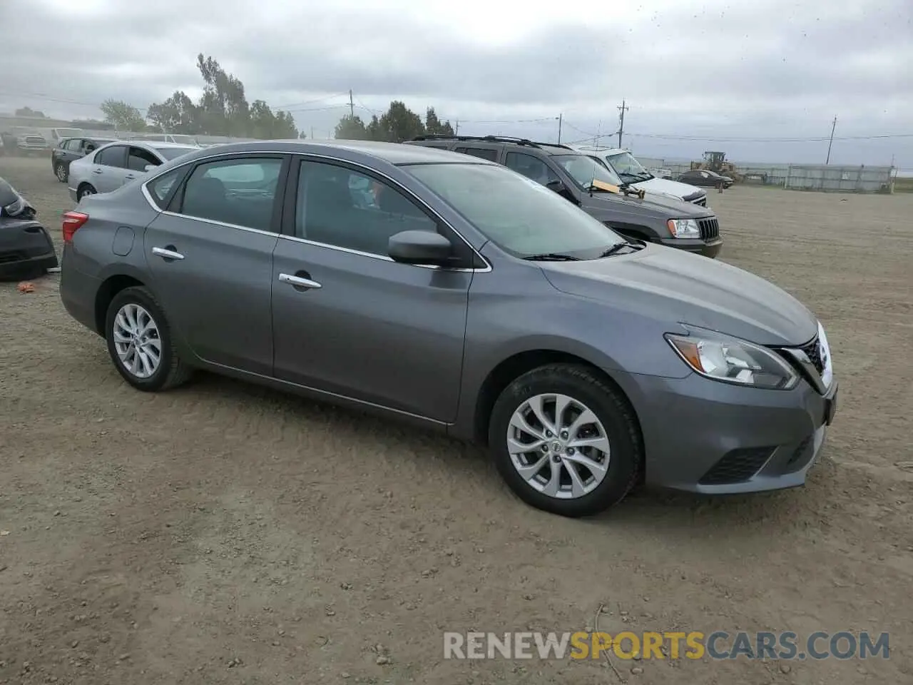 4 Photograph of a damaged car 3N1AB7APXKY357958 NISSAN SENTRA 2019