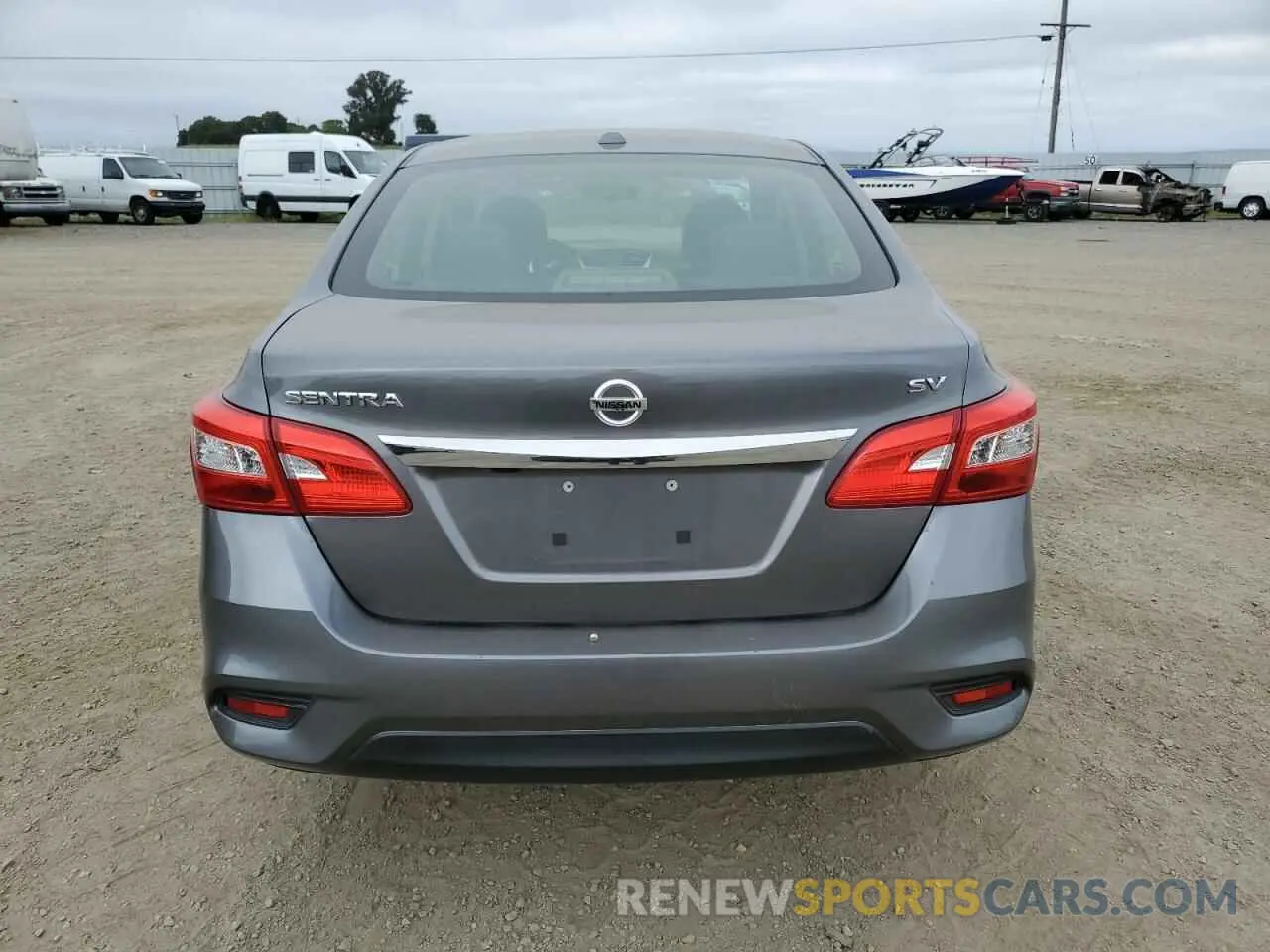 6 Photograph of a damaged car 3N1AB7APXKY357958 NISSAN SENTRA 2019