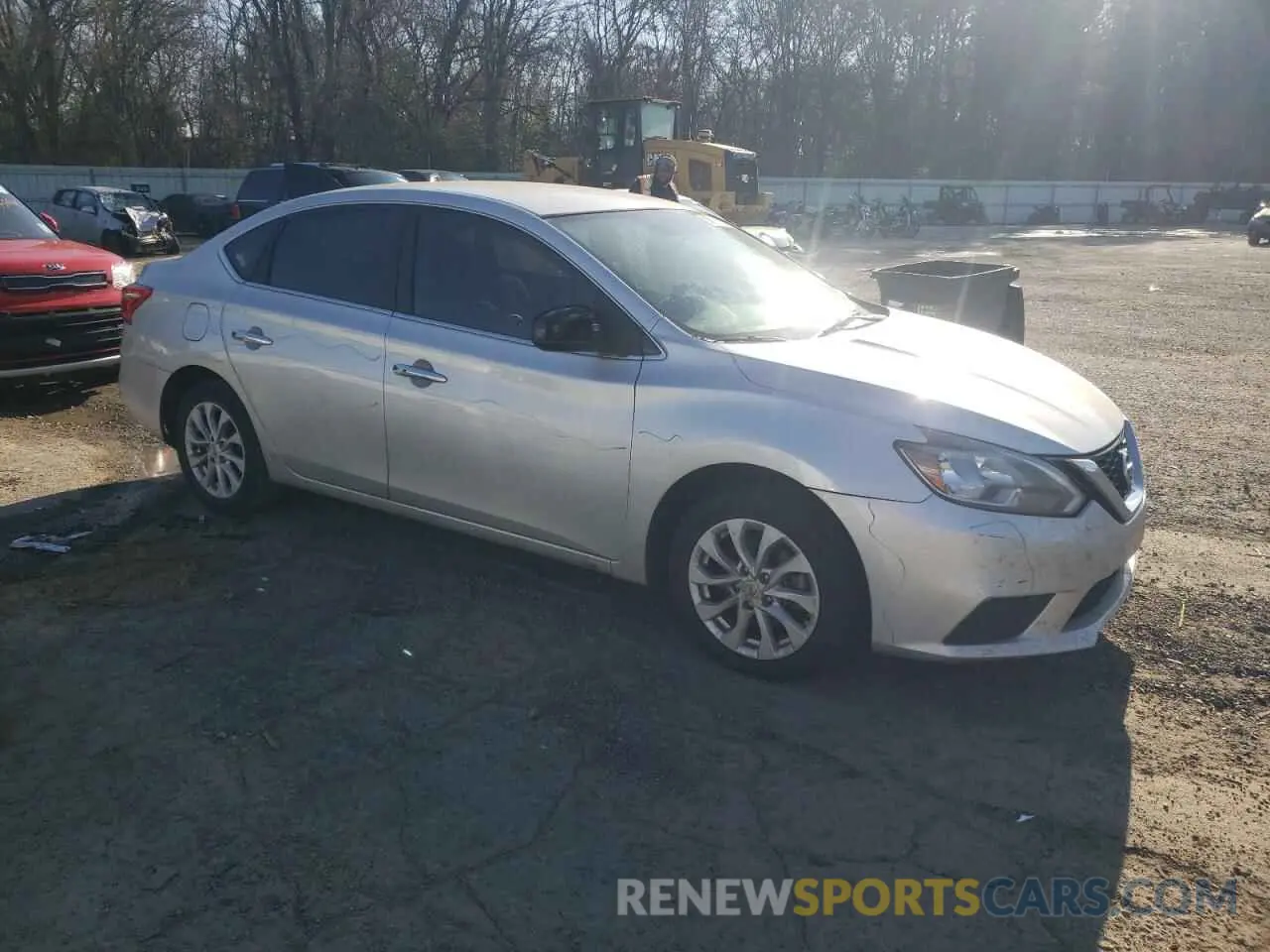 4 Photograph of a damaged car 3N1AB7APXKY358740 NISSAN SENTRA 2019