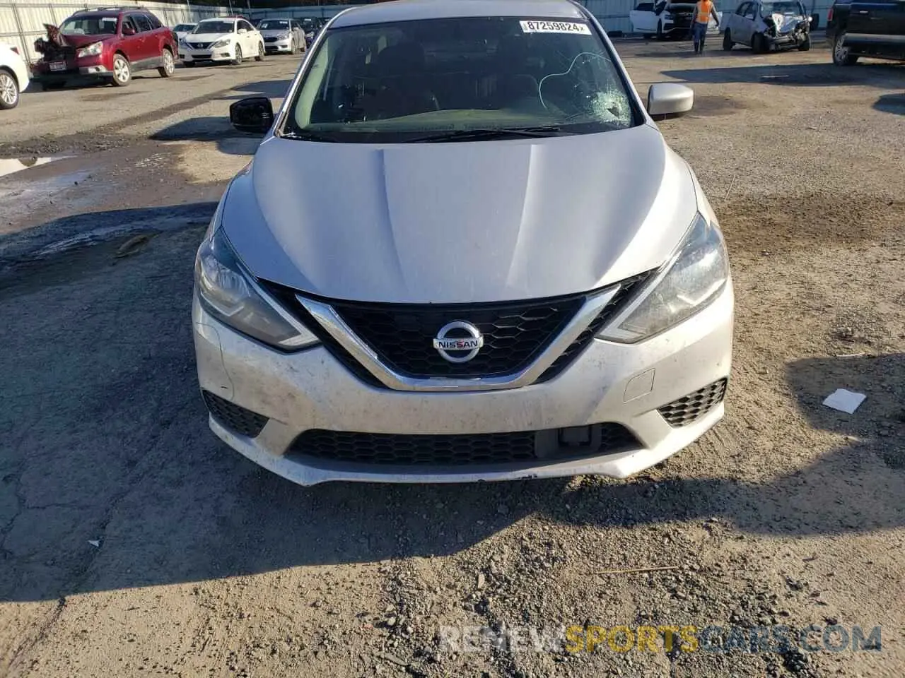5 Photograph of a damaged car 3N1AB7APXKY358740 NISSAN SENTRA 2019