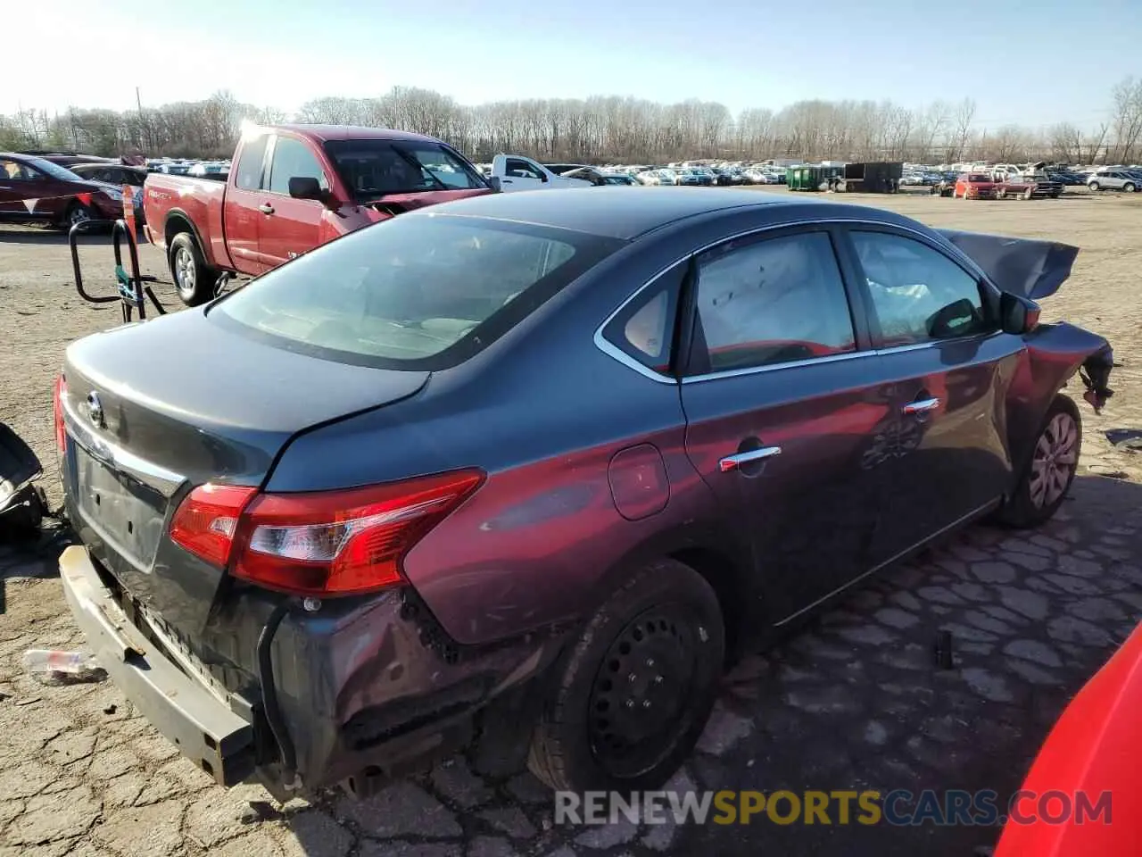 3 Photograph of a damaged car 3N1AB7APXKY359533 NISSAN SENTRA 2019