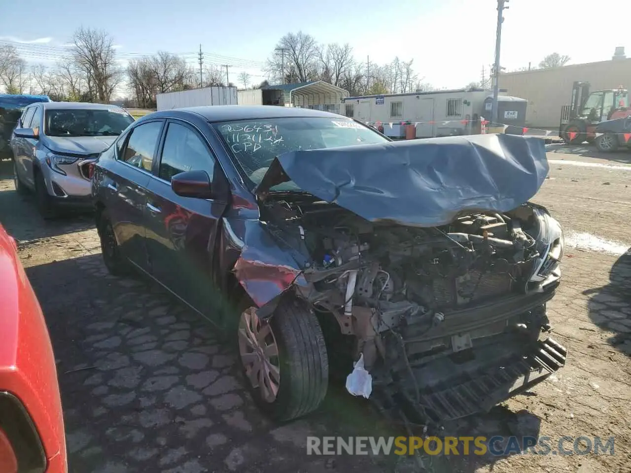 4 Photograph of a damaged car 3N1AB7APXKY359533 NISSAN SENTRA 2019