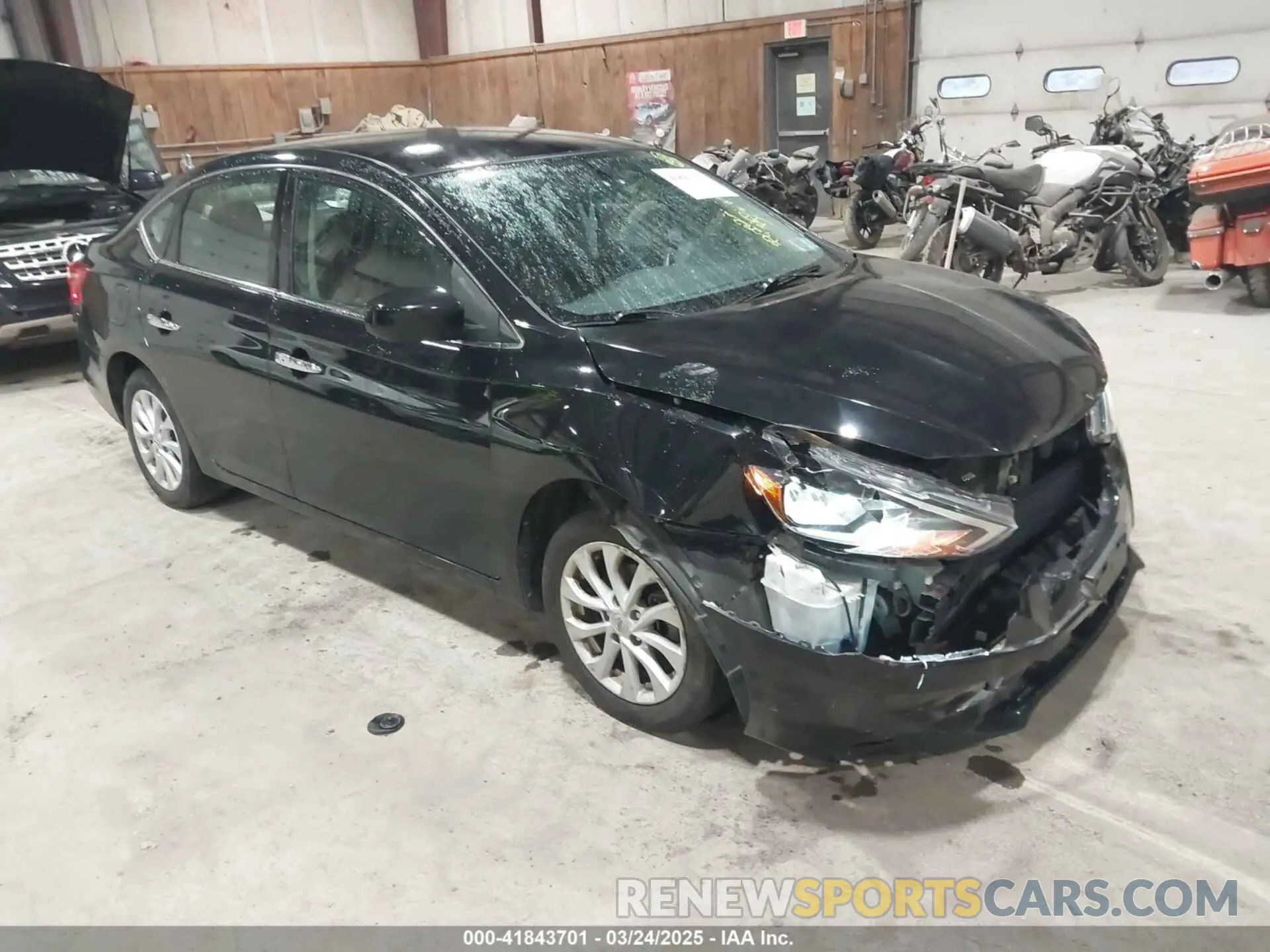 1 Photograph of a damaged car 3N1AB7APXKY365980 NISSAN SENTRA 2019