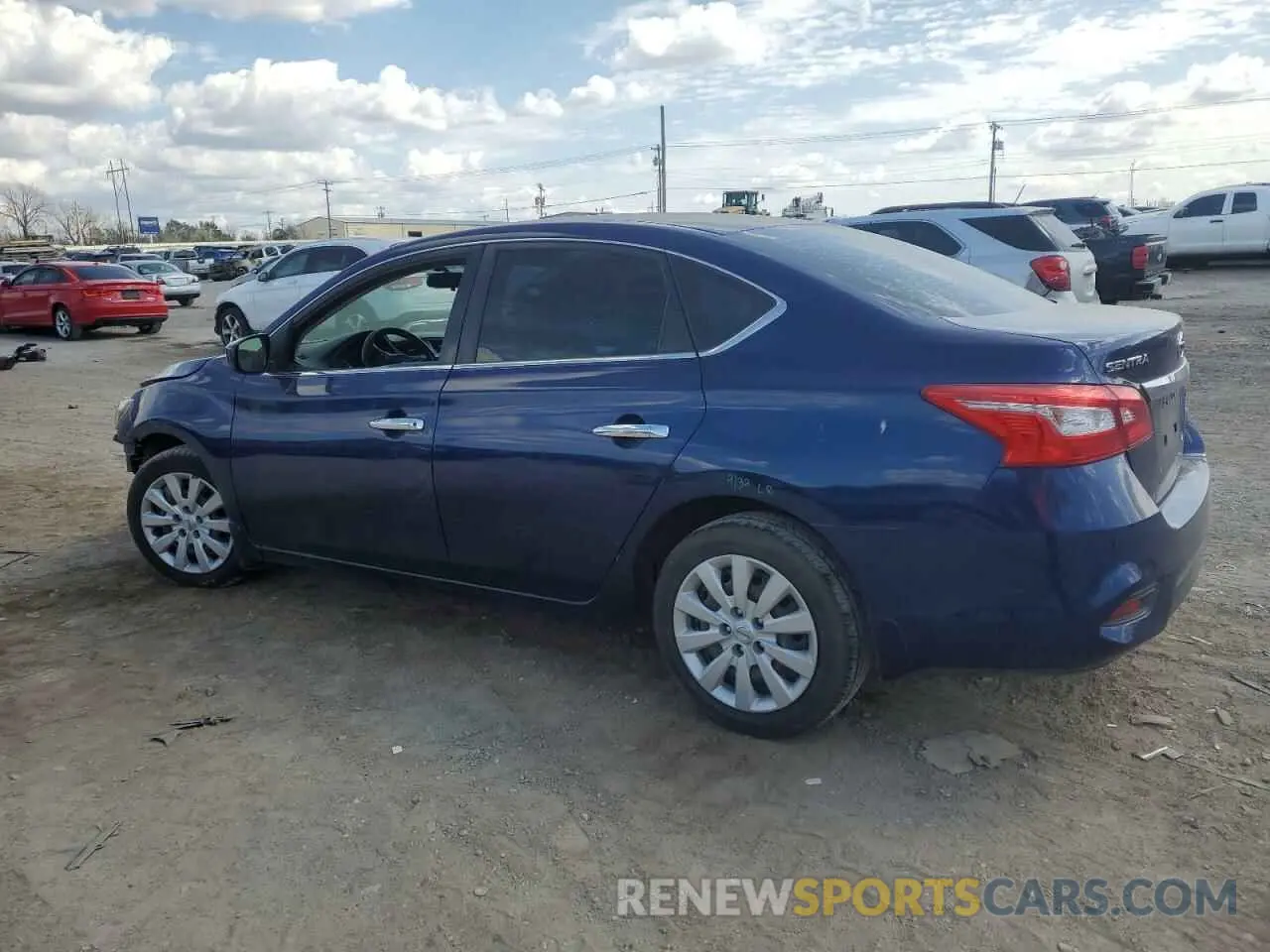 2 Photograph of a damaged car 3N1AB7APXKY366952 NISSAN SENTRA 2019