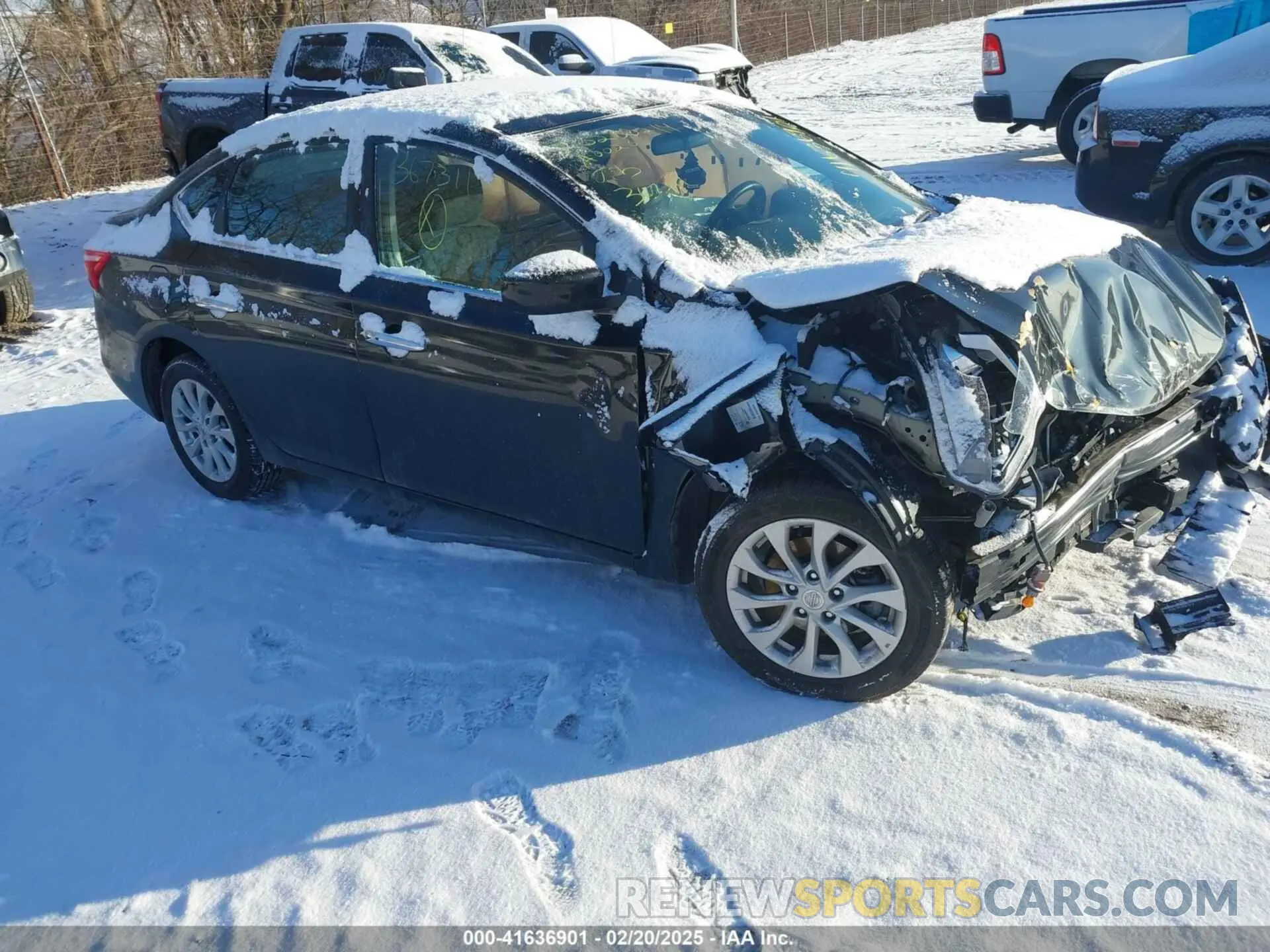 1 Photograph of a damaged car 3N1AB7APXKY367311 NISSAN SENTRA 2019