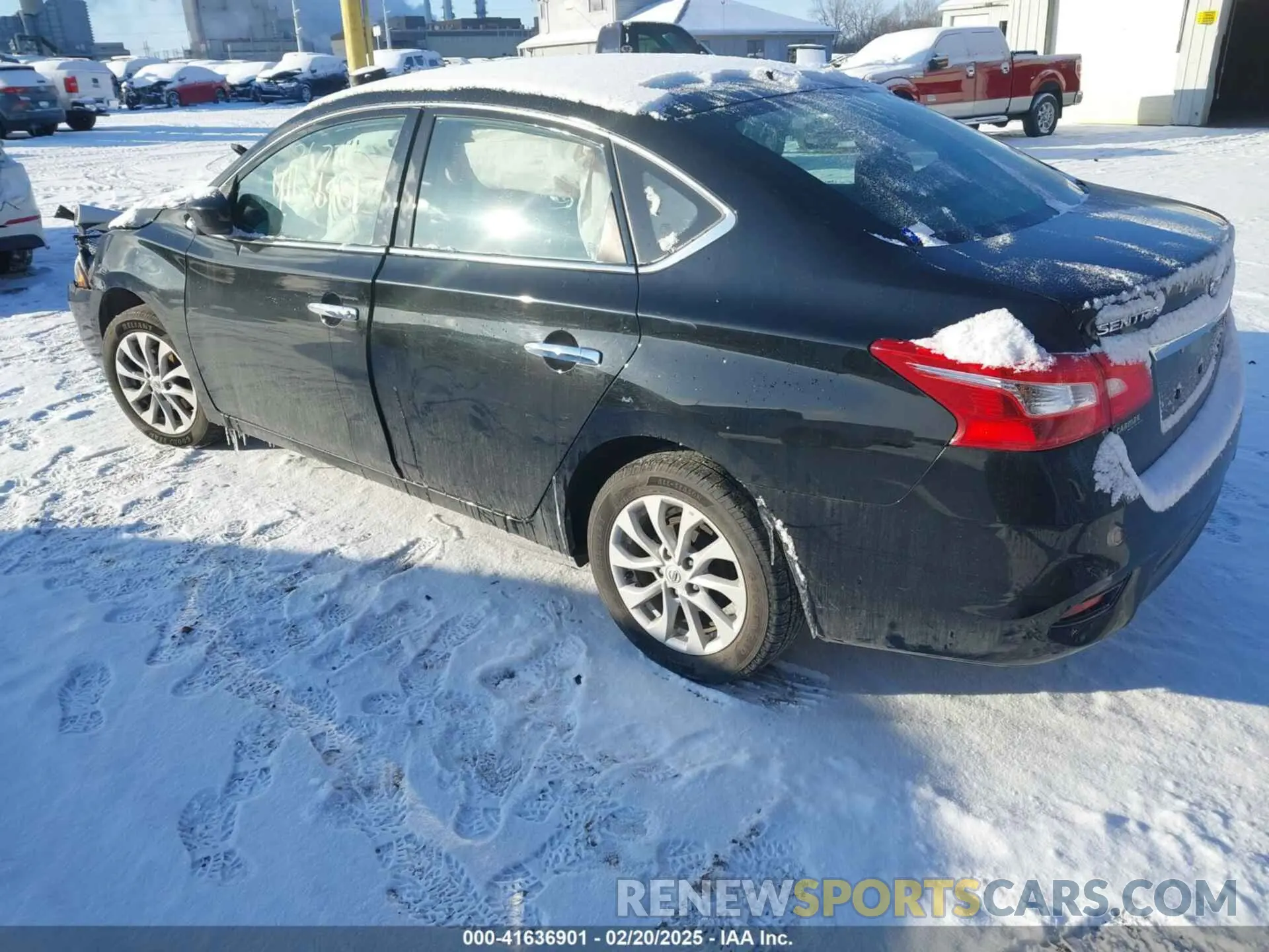 3 Photograph of a damaged car 3N1AB7APXKY367311 NISSAN SENTRA 2019