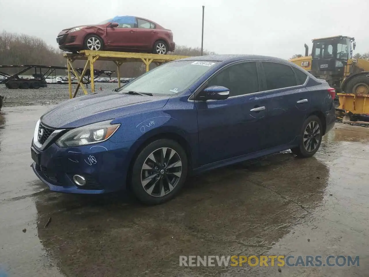 1 Photograph of a damaged car 3N1AB7APXKY370600 NISSAN SENTRA 2019