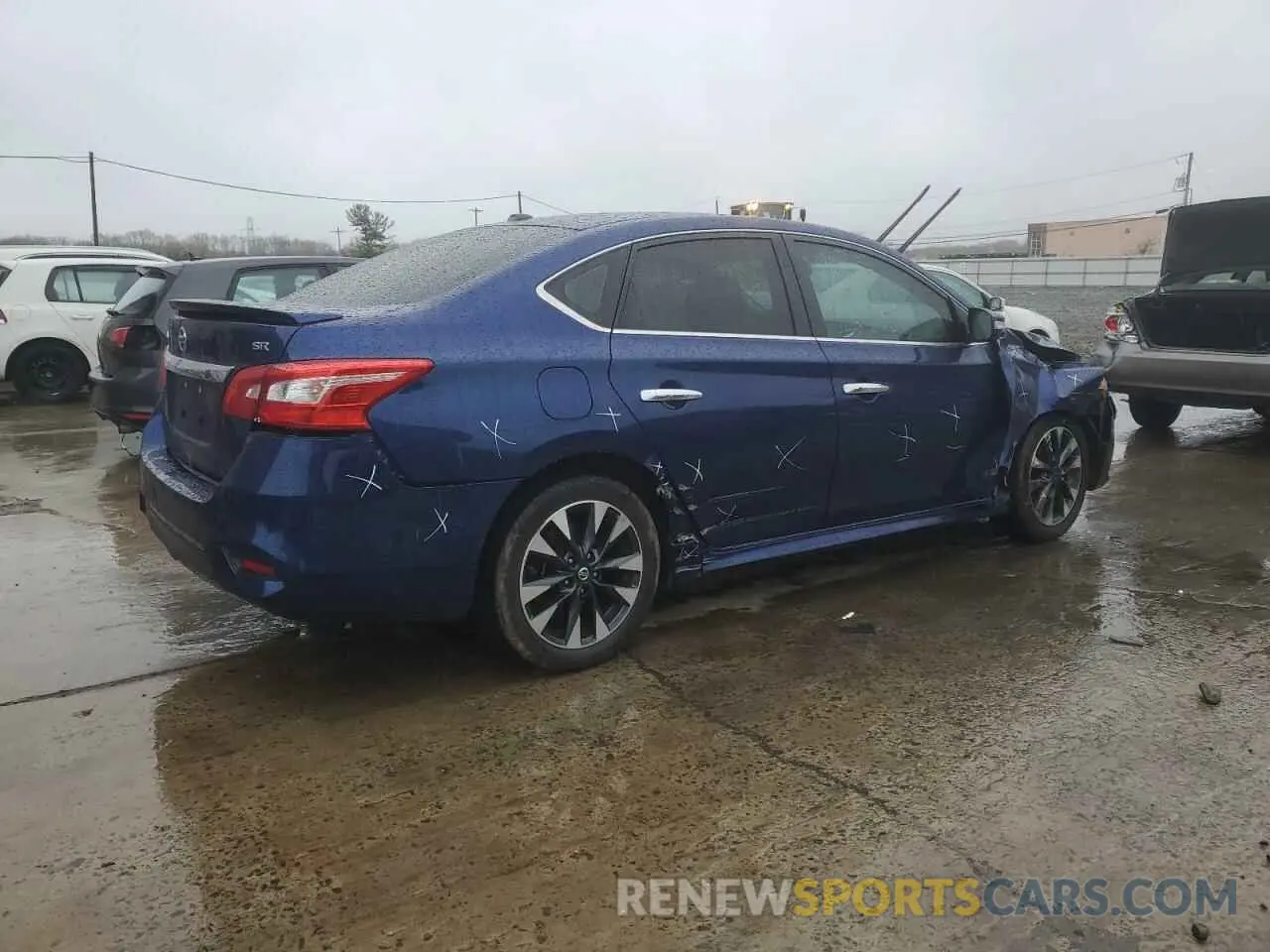 3 Photograph of a damaged car 3N1AB7APXKY370600 NISSAN SENTRA 2019