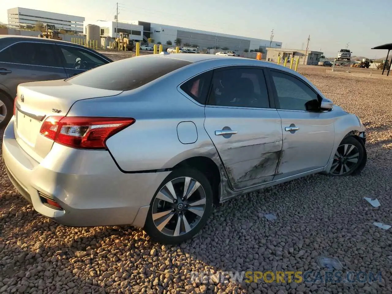 3 Photograph of a damaged car 3N1AB7APXKY394525 NISSAN SENTRA 2019