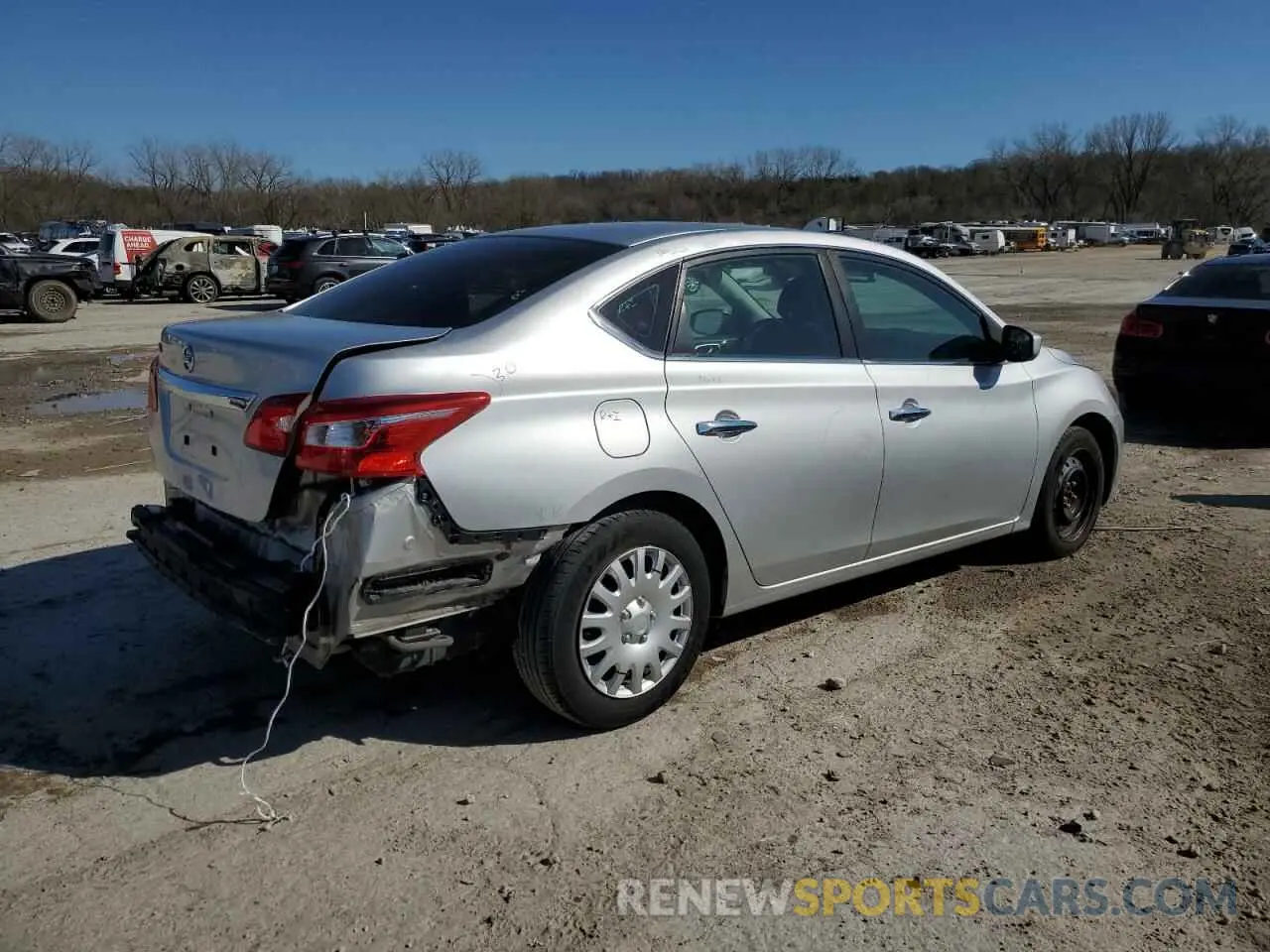 3 Photograph of a damaged car 3N1AB7APXKY398736 NISSAN SENTRA 2019