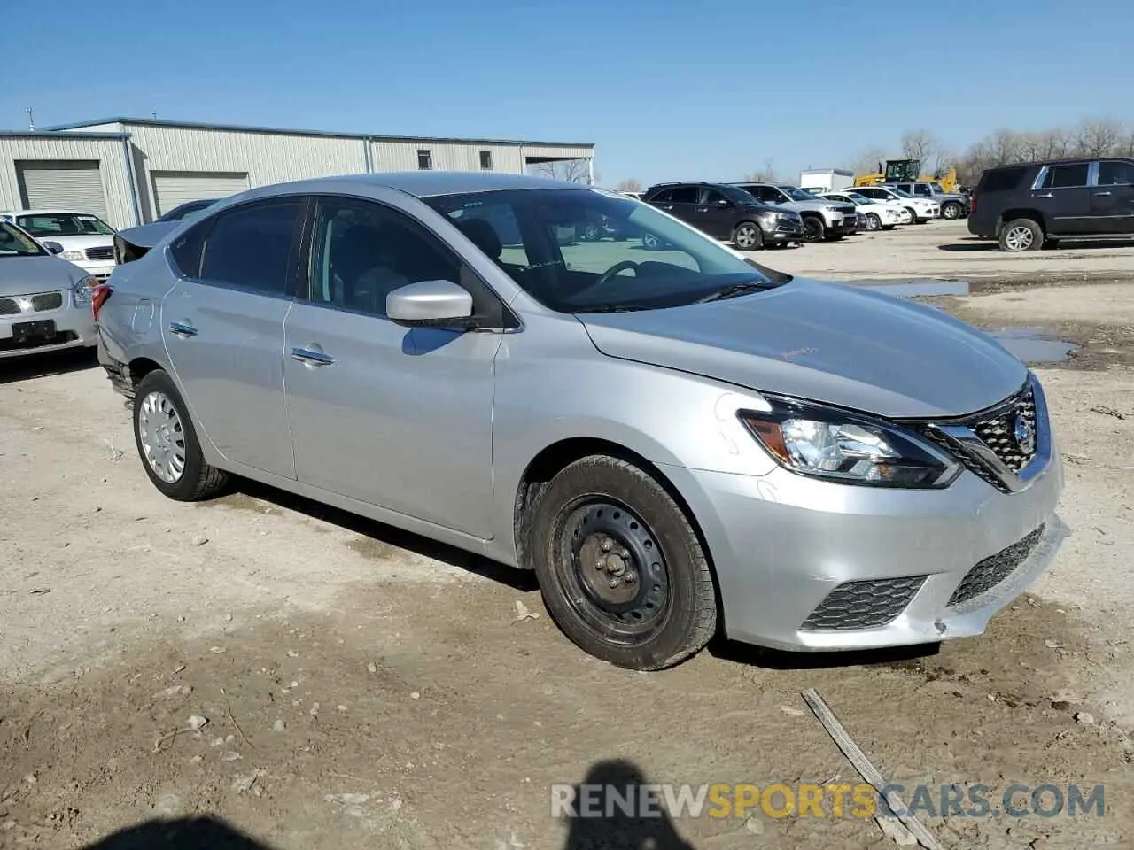 4 Photograph of a damaged car 3N1AB7APXKY398736 NISSAN SENTRA 2019