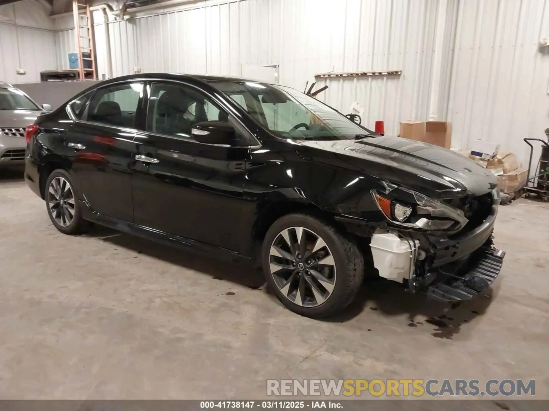 1 Photograph of a damaged car 3N1AB7APXKY401117 NISSAN SENTRA 2019