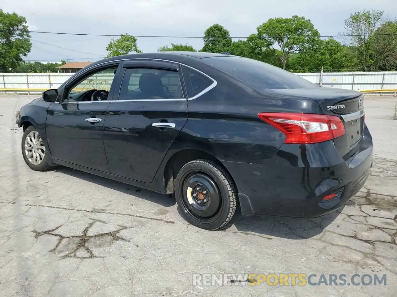 2 Photograph of a damaged car 3N1AB7APXKY404681 NISSAN SENTRA 2019