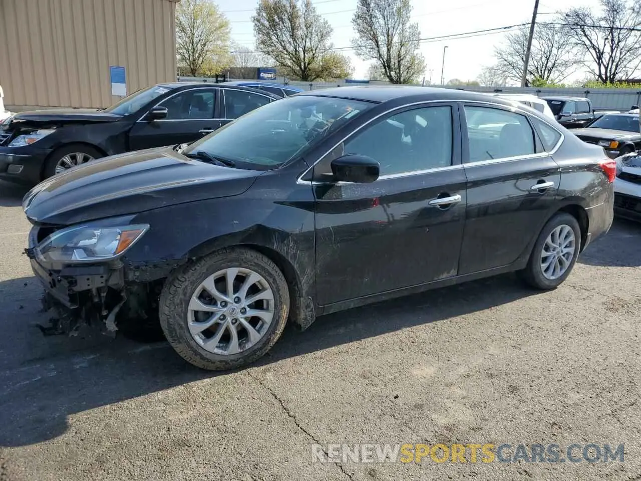 1 Photograph of a damaged car 3N1AB7APXKY405555 NISSAN SENTRA 2019