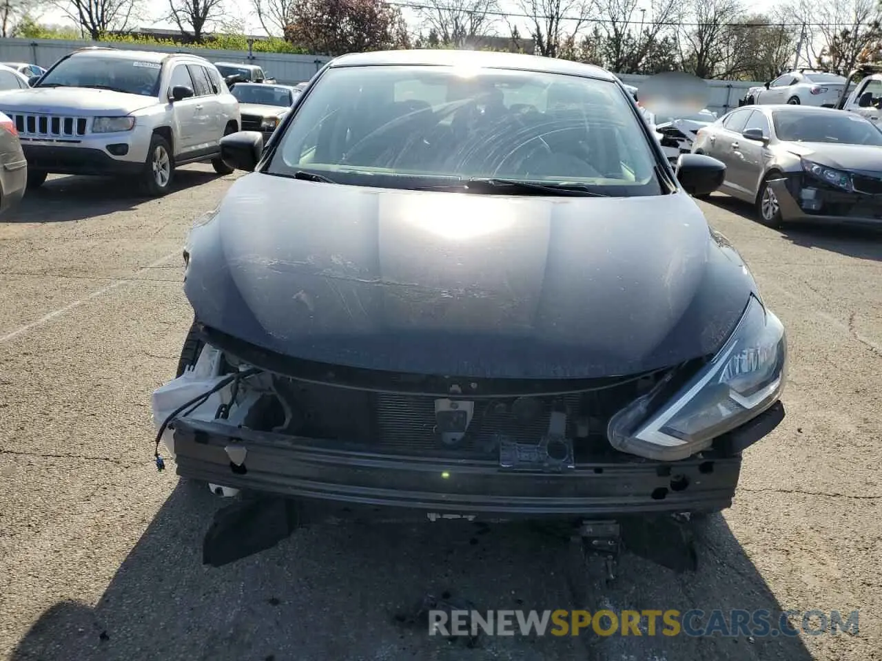 5 Photograph of a damaged car 3N1AB7APXKY405555 NISSAN SENTRA 2019