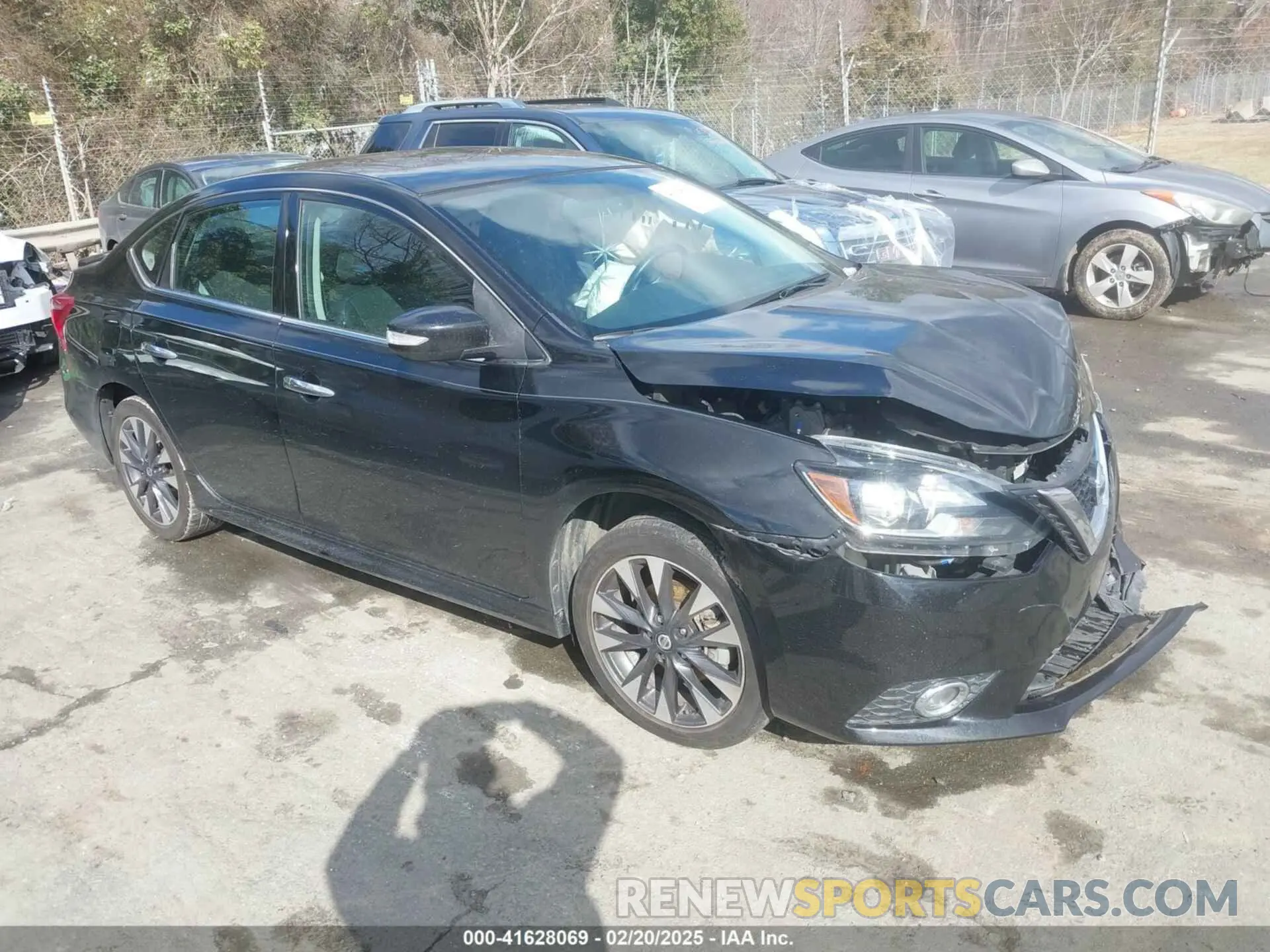 1 Photograph of a damaged car 3N1AB7APXKY406608 NISSAN SENTRA 2019