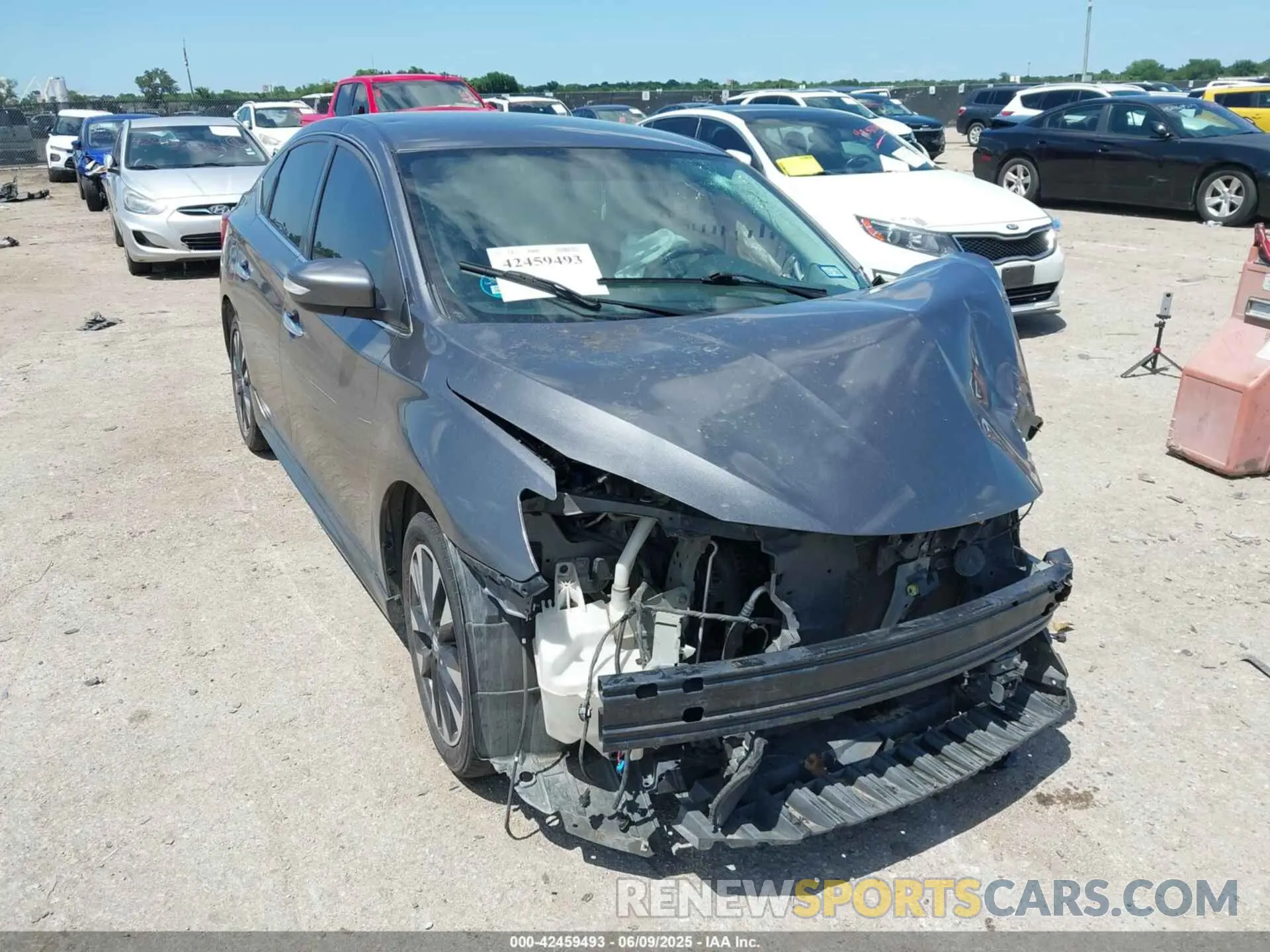 1 Photograph of a damaged car 3N1AB7APXKY408083 NISSAN SENTRA 2019