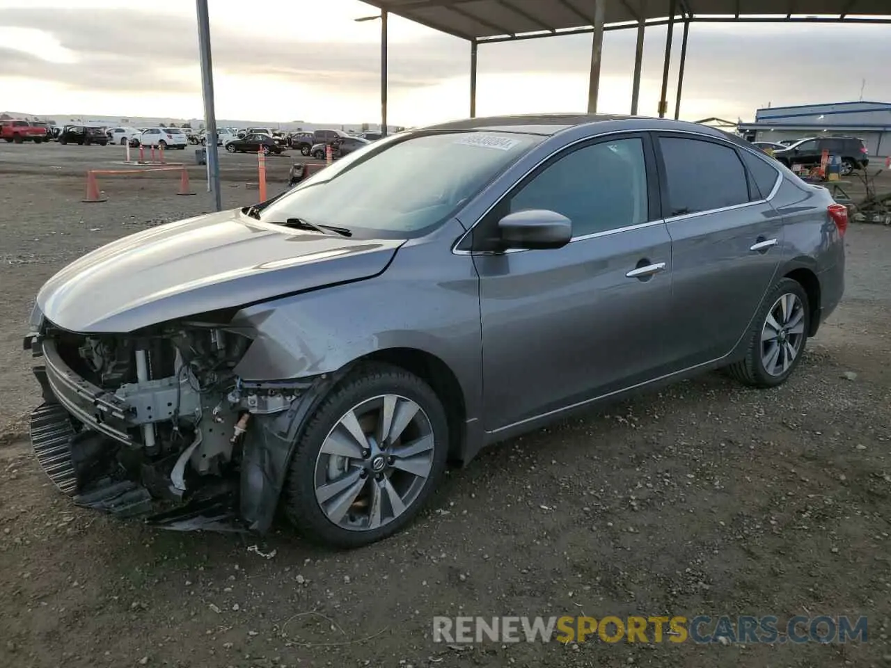 1 Photograph of a damaged car 3N1AB7APXKY412750 NISSAN SENTRA 2019