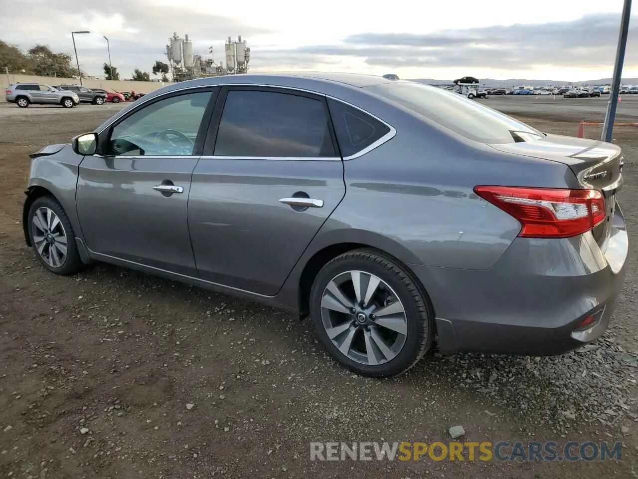 2 Photograph of a damaged car 3N1AB7APXKY412750 NISSAN SENTRA 2019