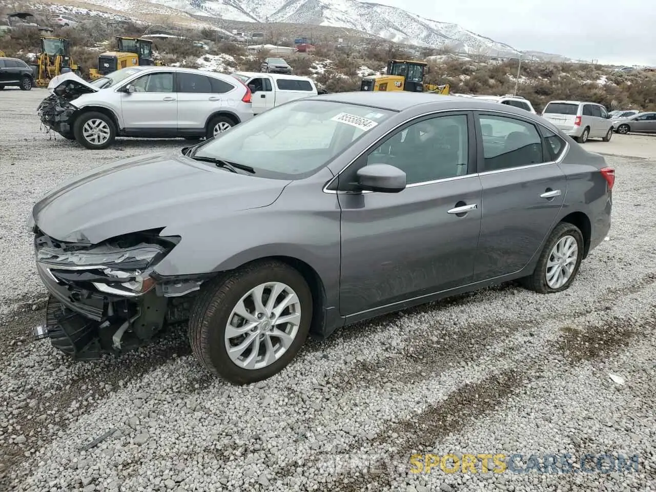1 Photograph of a damaged car 3N1AB7APXKY417673 NISSAN SENTRA 2019