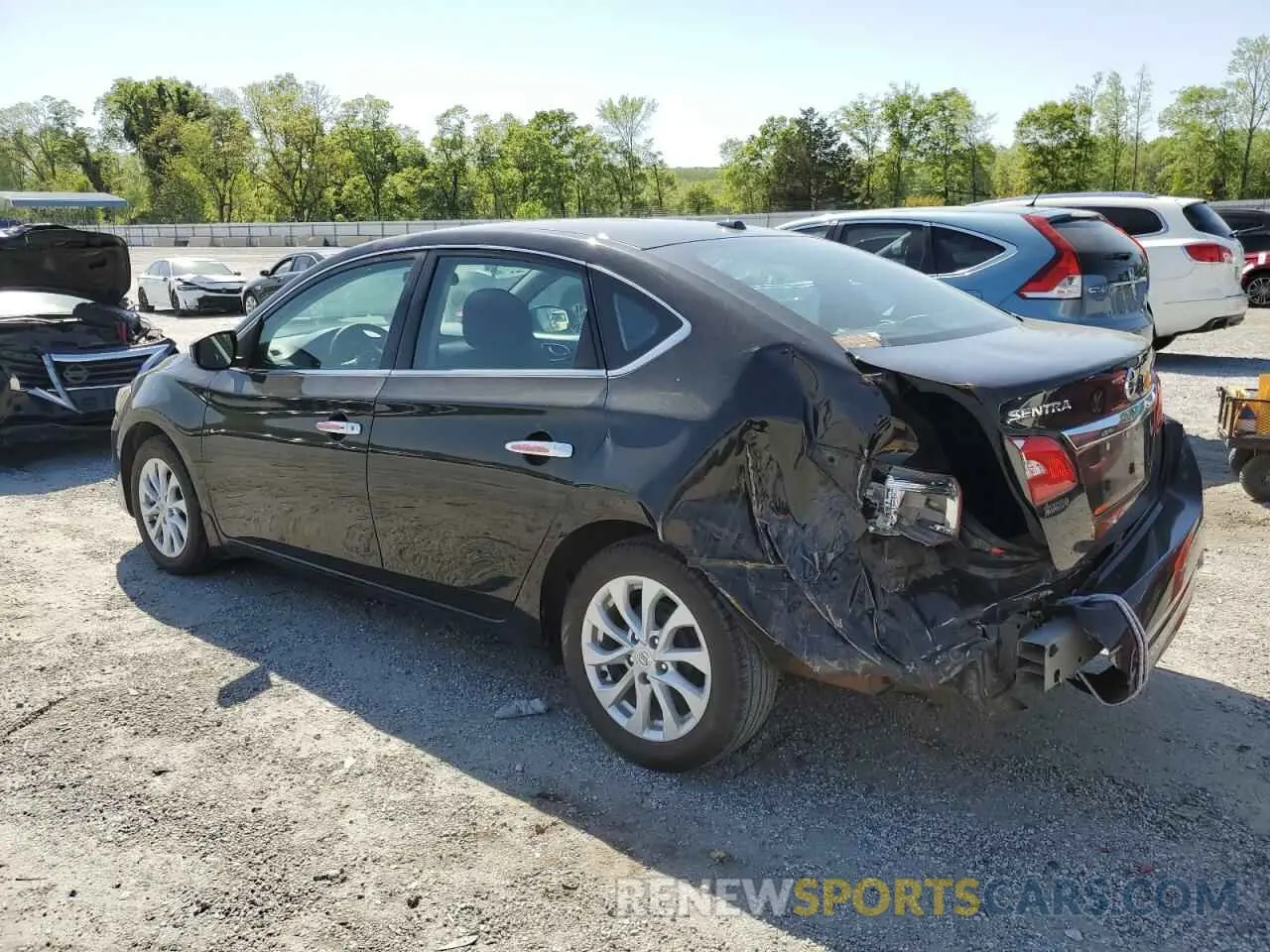 2 Photograph of a damaged car 3N1AB7APXKY418841 NISSAN SENTRA 2019