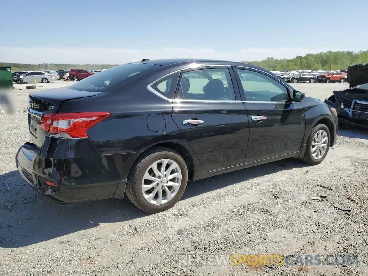 3 Photograph of a damaged car 3N1AB7APXKY418841 NISSAN SENTRA 2019