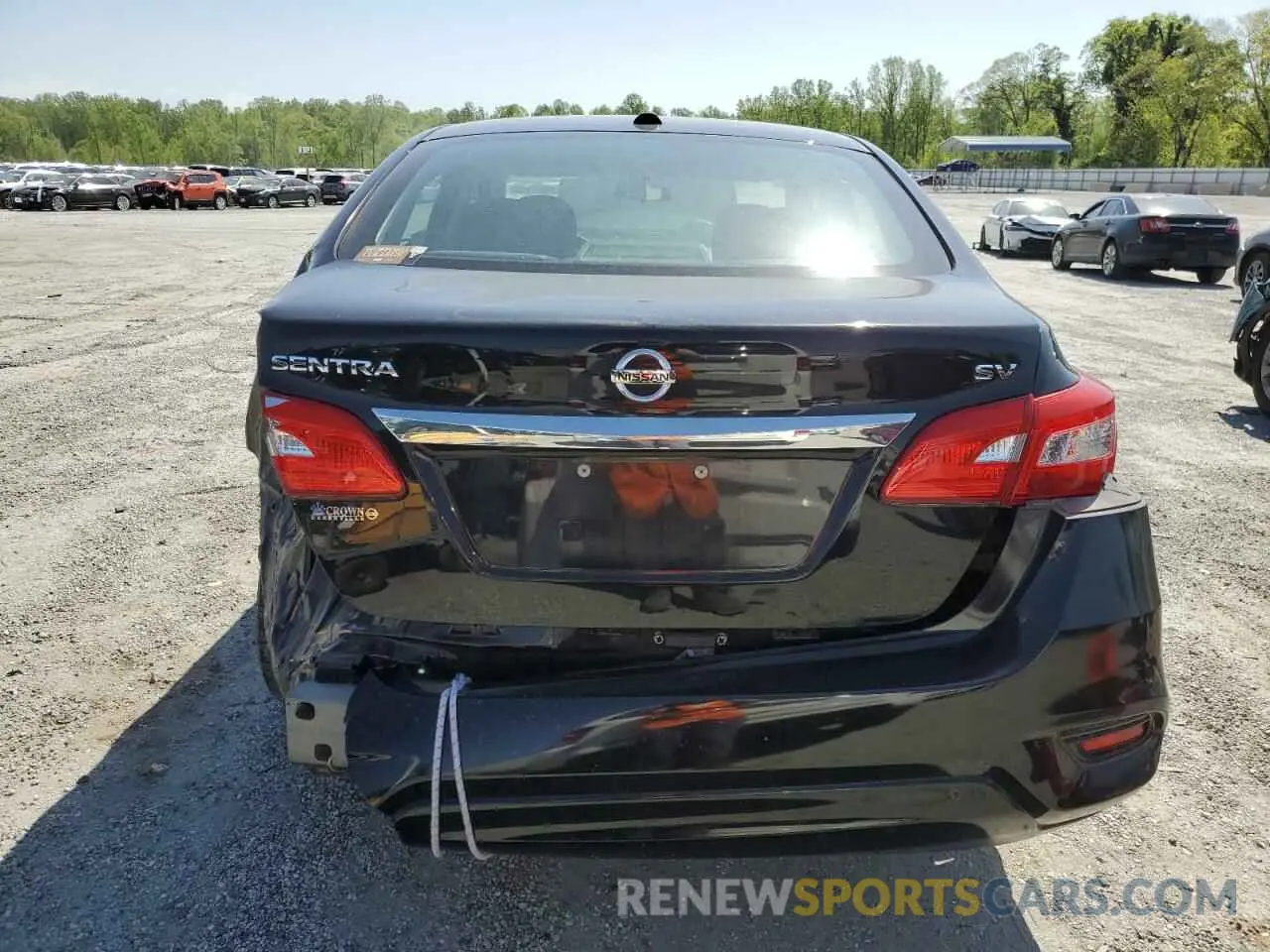 6 Photograph of a damaged car 3N1AB7APXKY418841 NISSAN SENTRA 2019