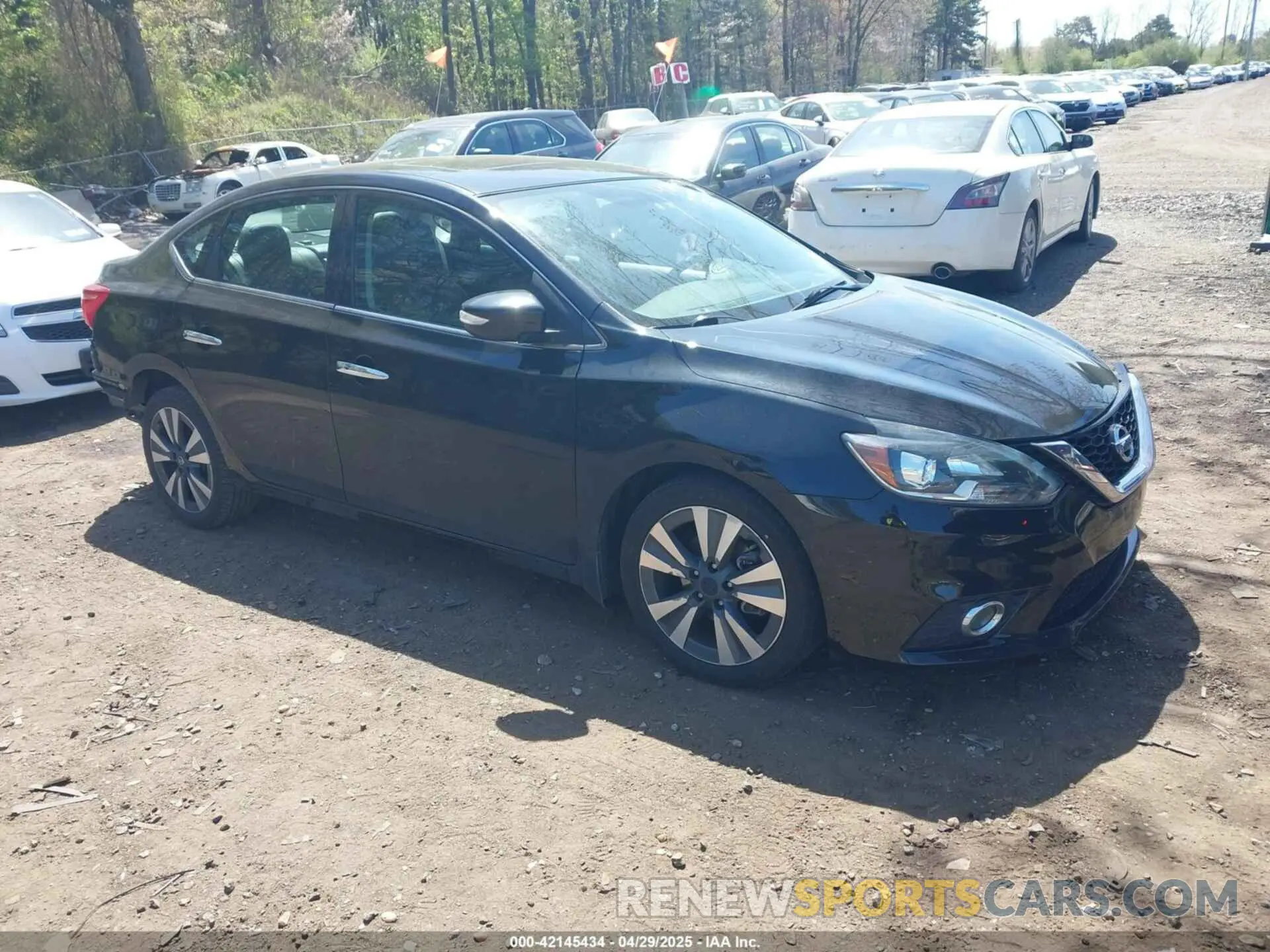 1 Photograph of a damaged car 3N1AB7APXKY424509 NISSAN SENTRA 2019