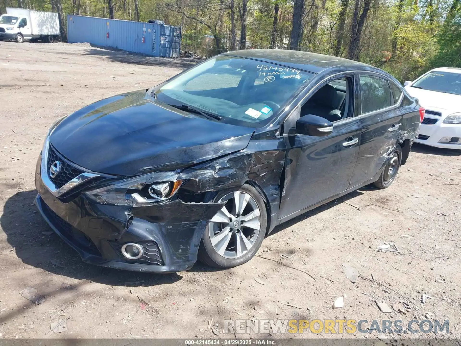 2 Photograph of a damaged car 3N1AB7APXKY424509 NISSAN SENTRA 2019