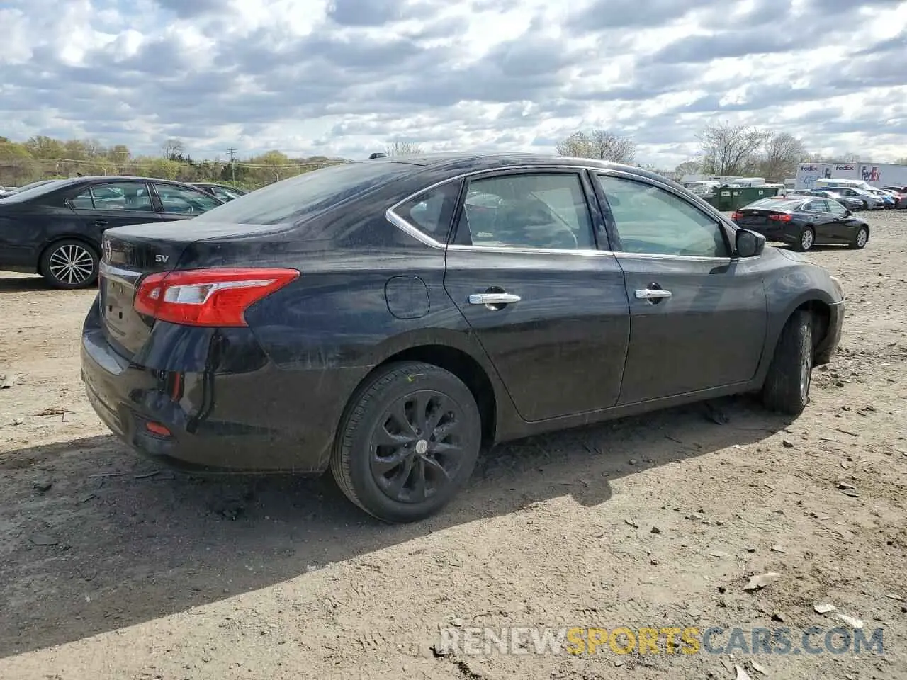 3 Photograph of a damaged car 3N1AB7APXKY426387 NISSAN SENTRA 2019