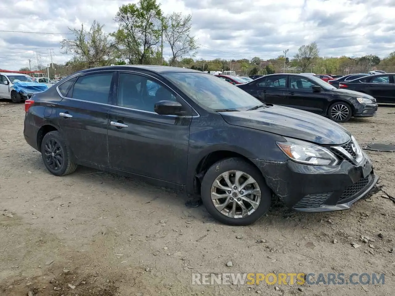 4 Photograph of a damaged car 3N1AB7APXKY426387 NISSAN SENTRA 2019