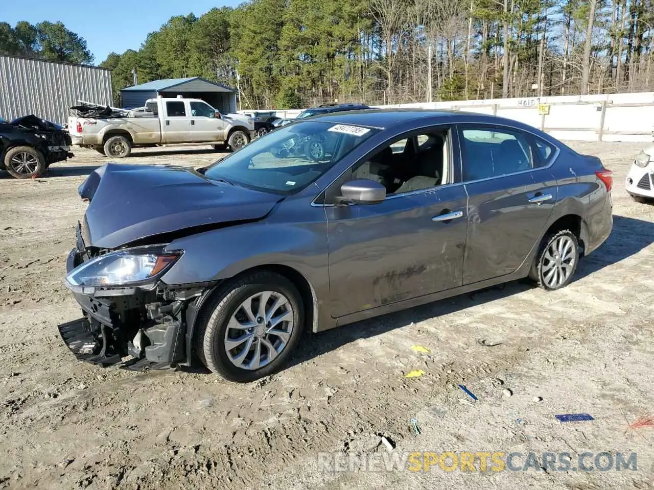1 Photograph of a damaged car 3N1AB7APXKY428530 NISSAN SENTRA 2019