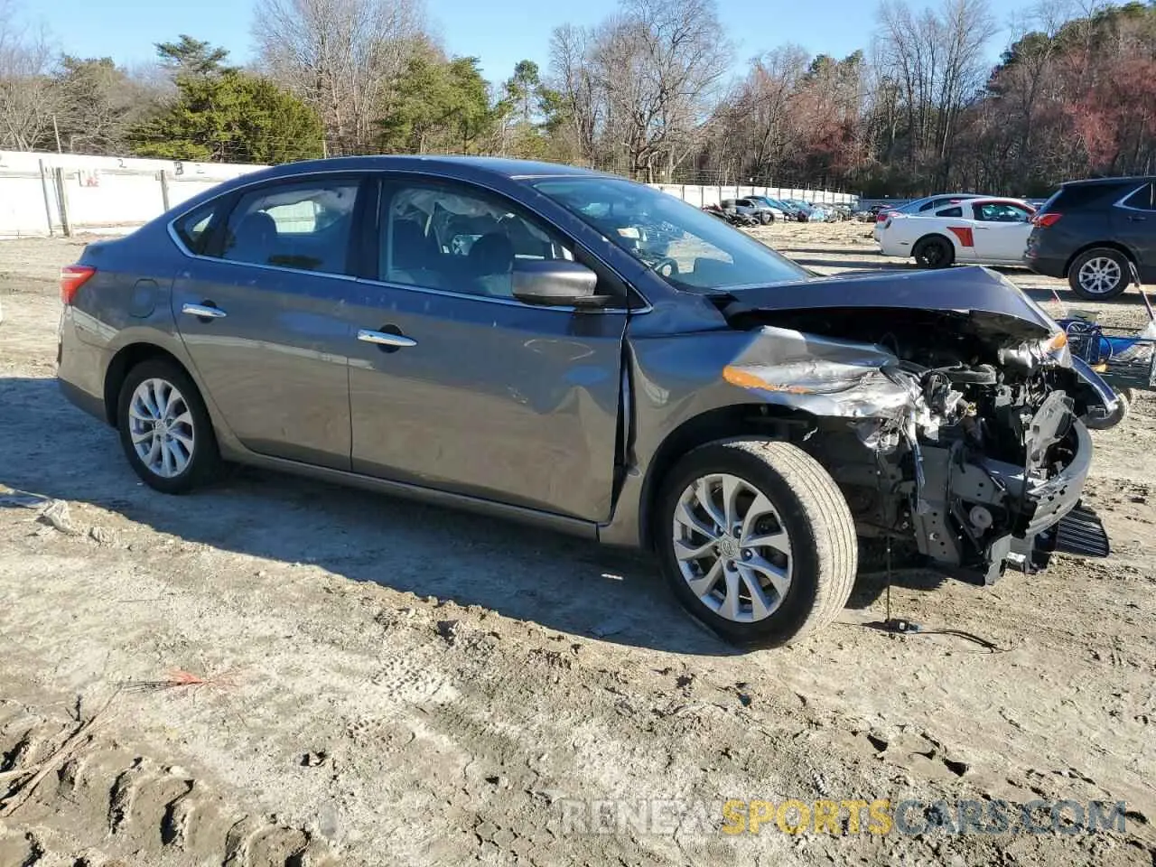 4 Photograph of a damaged car 3N1AB7APXKY428530 NISSAN SENTRA 2019