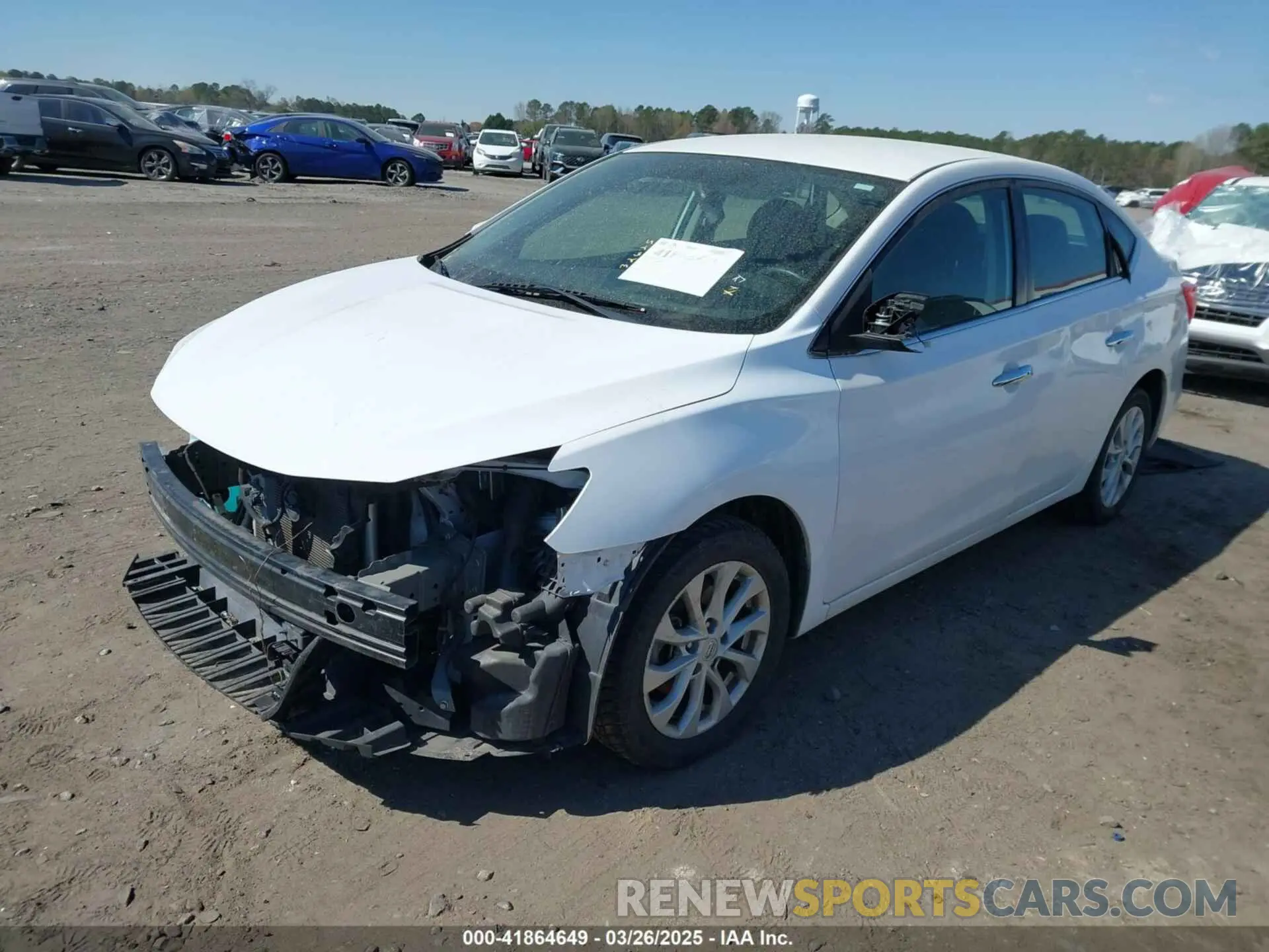 2 Photograph of a damaged car 3N1AB7APXKY433274 NISSAN SENTRA 2019