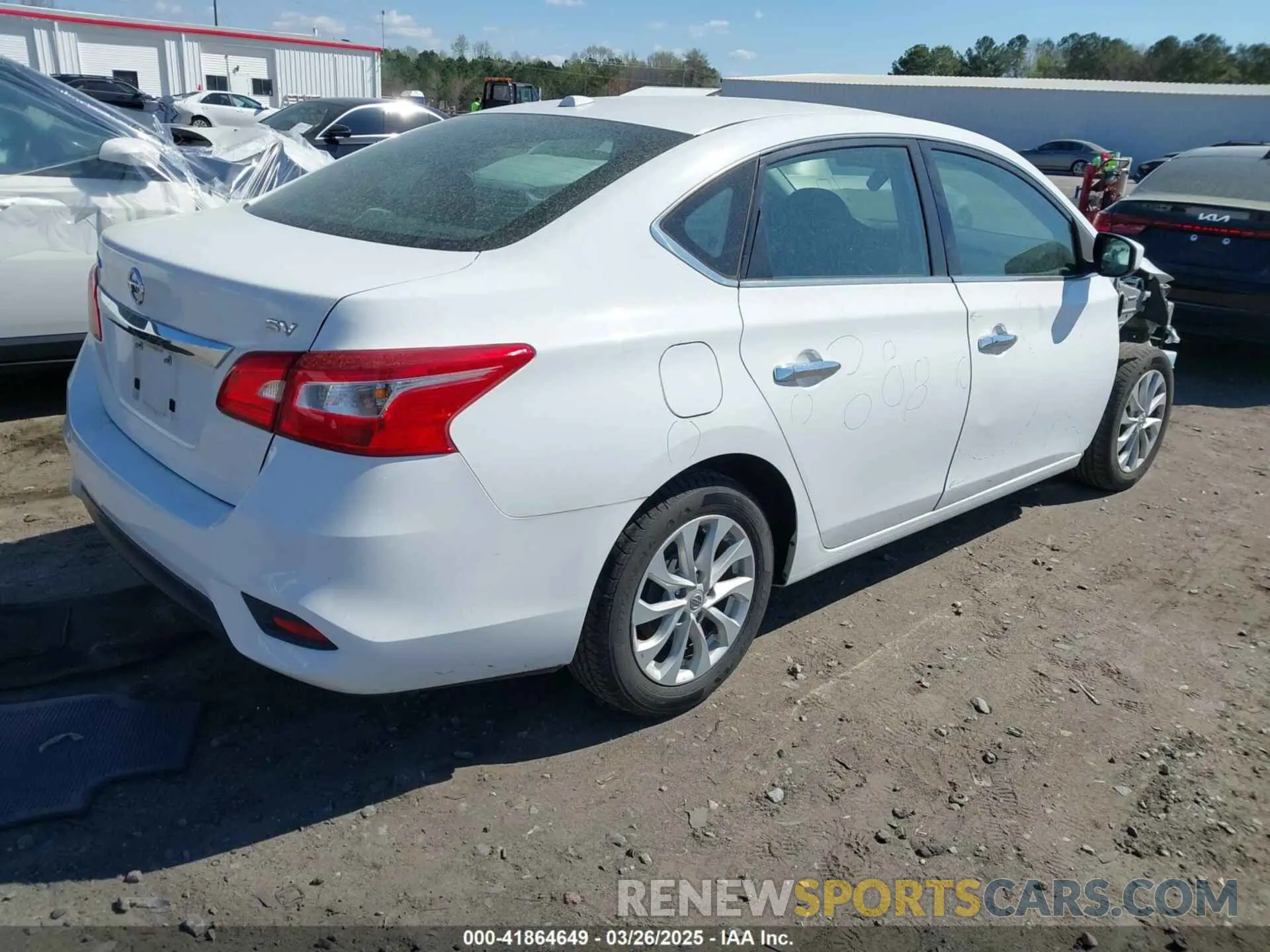 4 Photograph of a damaged car 3N1AB7APXKY433274 NISSAN SENTRA 2019