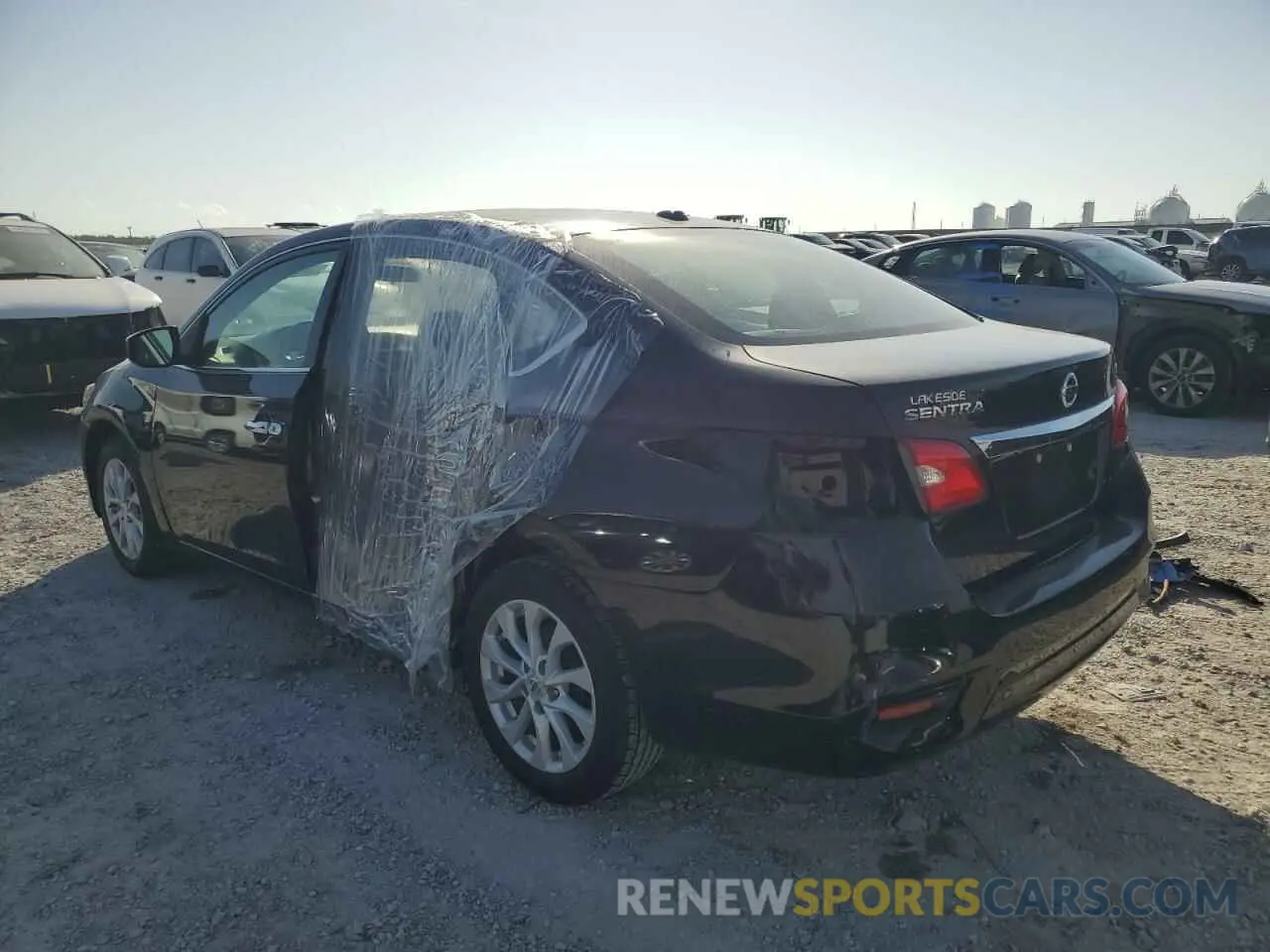 2 Photograph of a damaged car 3N1AB7APXKY434666 NISSAN SENTRA 2019