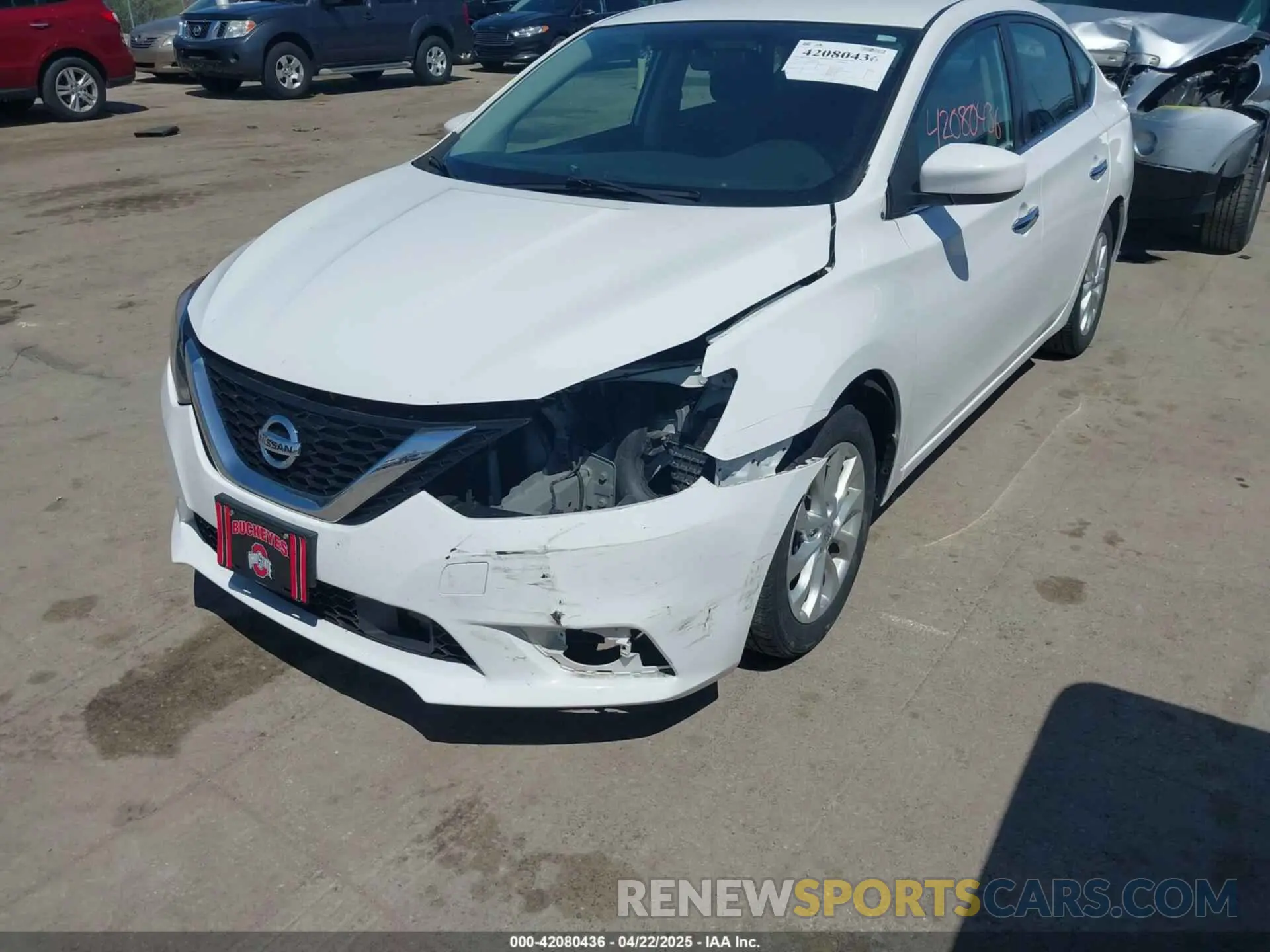 6 Photograph of a damaged car 3N1AB7APXKY444758 NISSAN SENTRA 2019