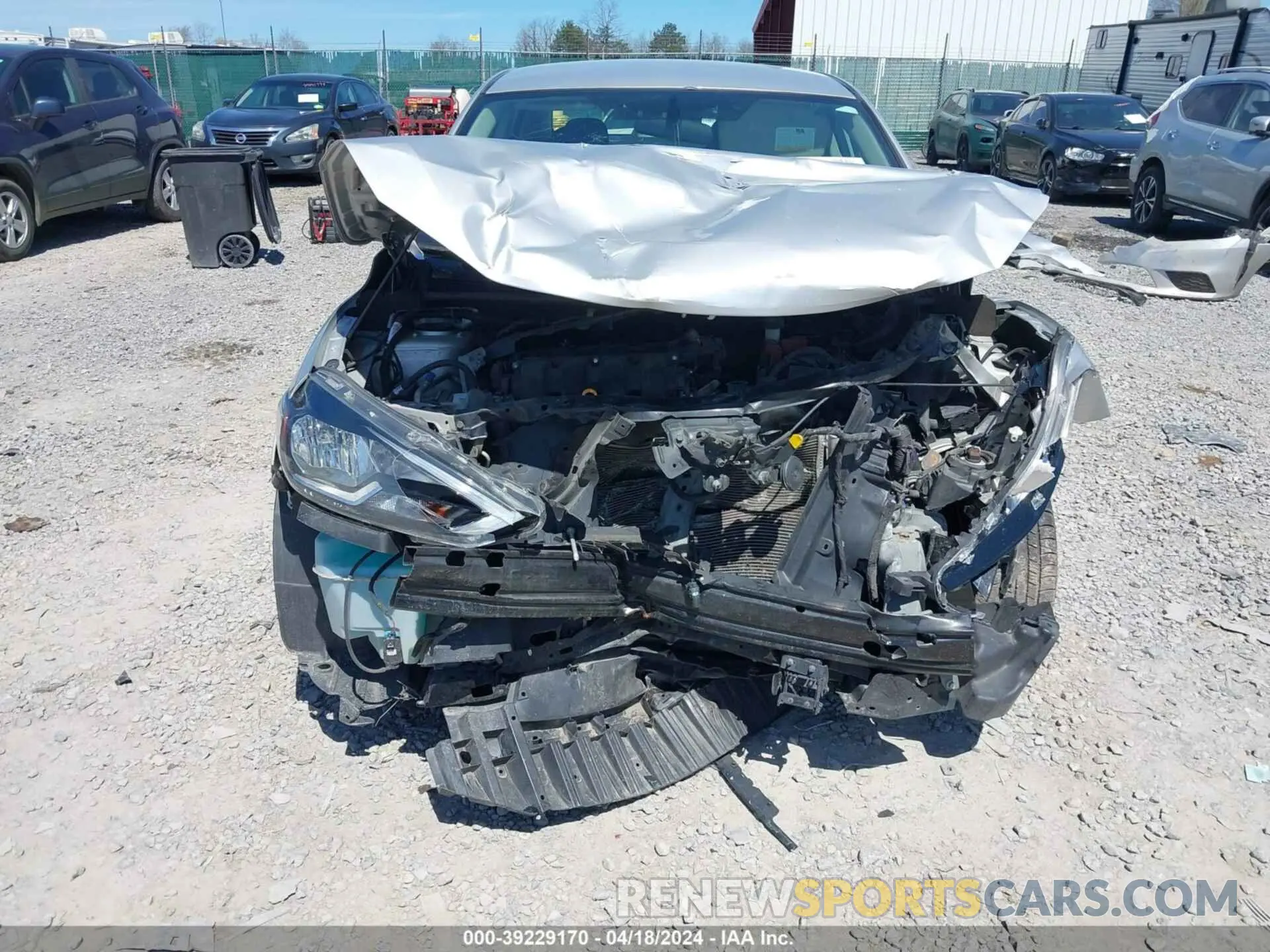 13 Photograph of a damaged car 3N1AB7APXKY451032 NISSAN SENTRA 2019