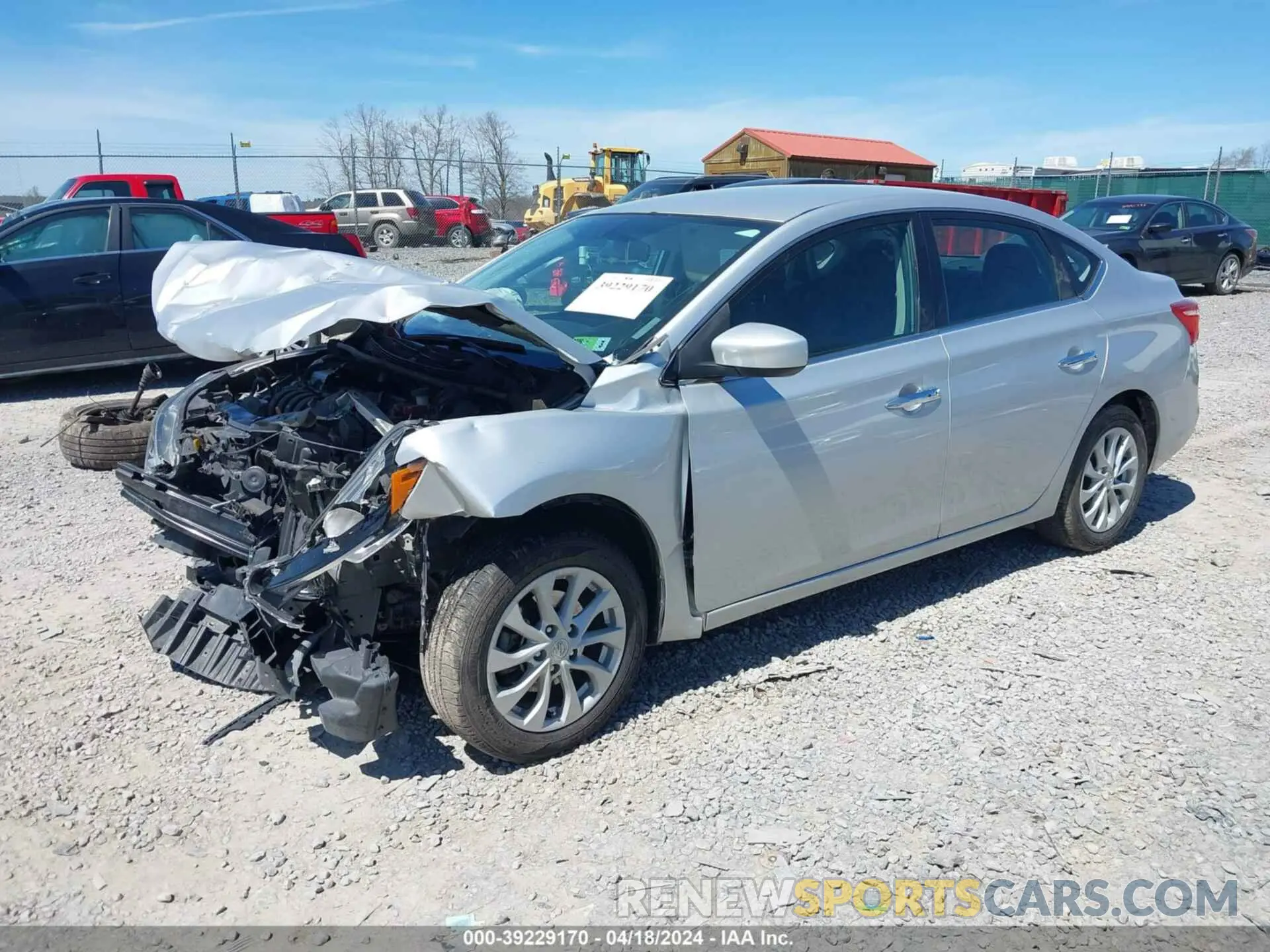 2 Photograph of a damaged car 3N1AB7APXKY451032 NISSAN SENTRA 2019