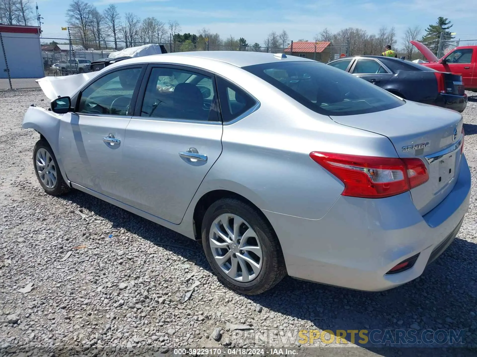 3 Photograph of a damaged car 3N1AB7APXKY451032 NISSAN SENTRA 2019