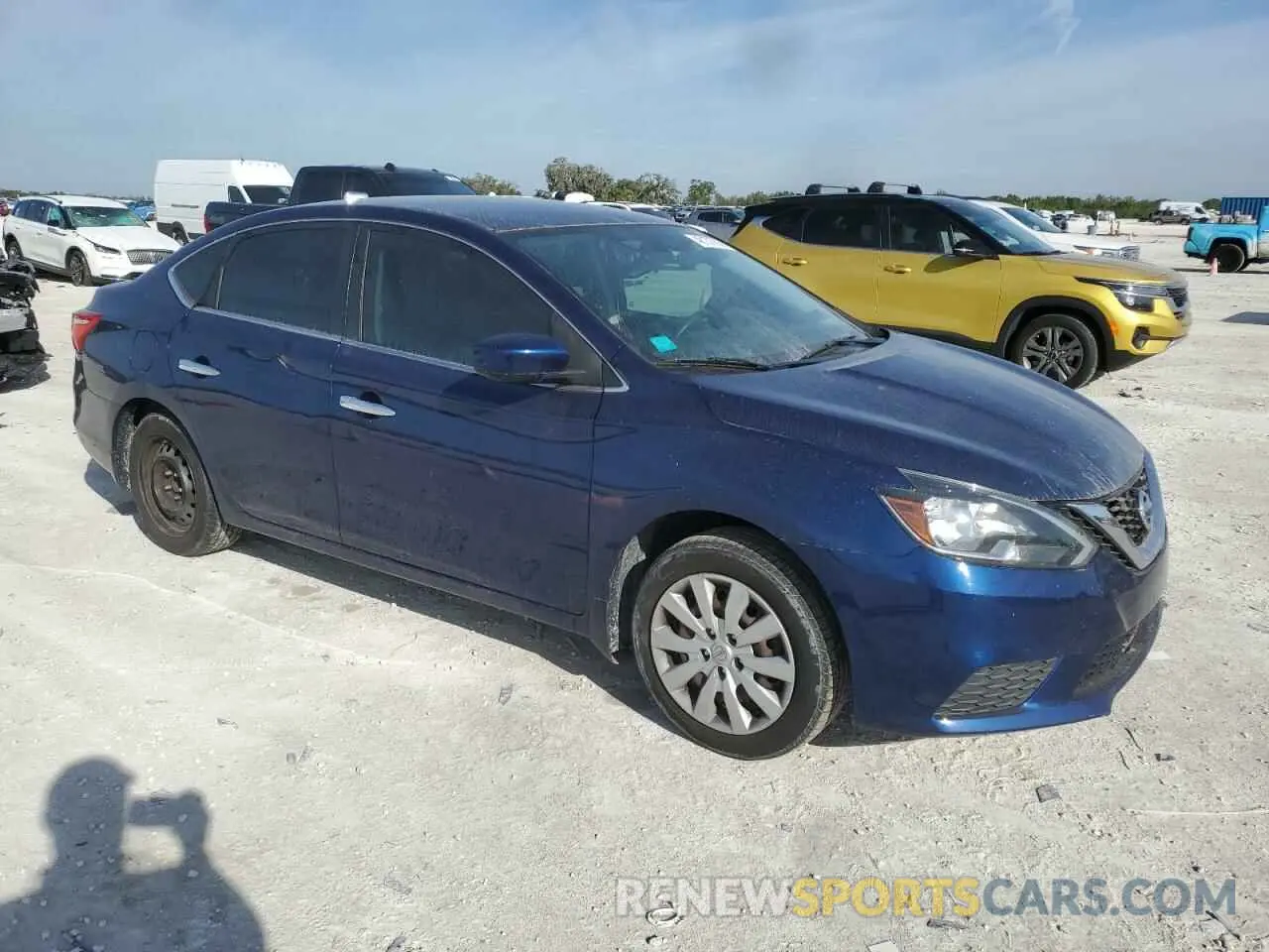 4 Photograph of a damaged car 3N1AB7APXKY457106 NISSAN SENTRA 2019