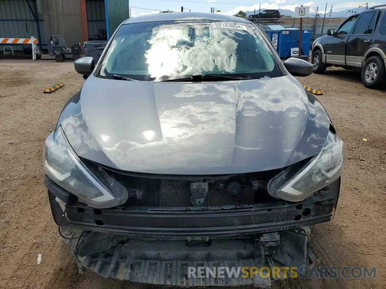 5 Photograph of a damaged car 3N1AB7AT7KY205524 NISSAN SENTRA 2019