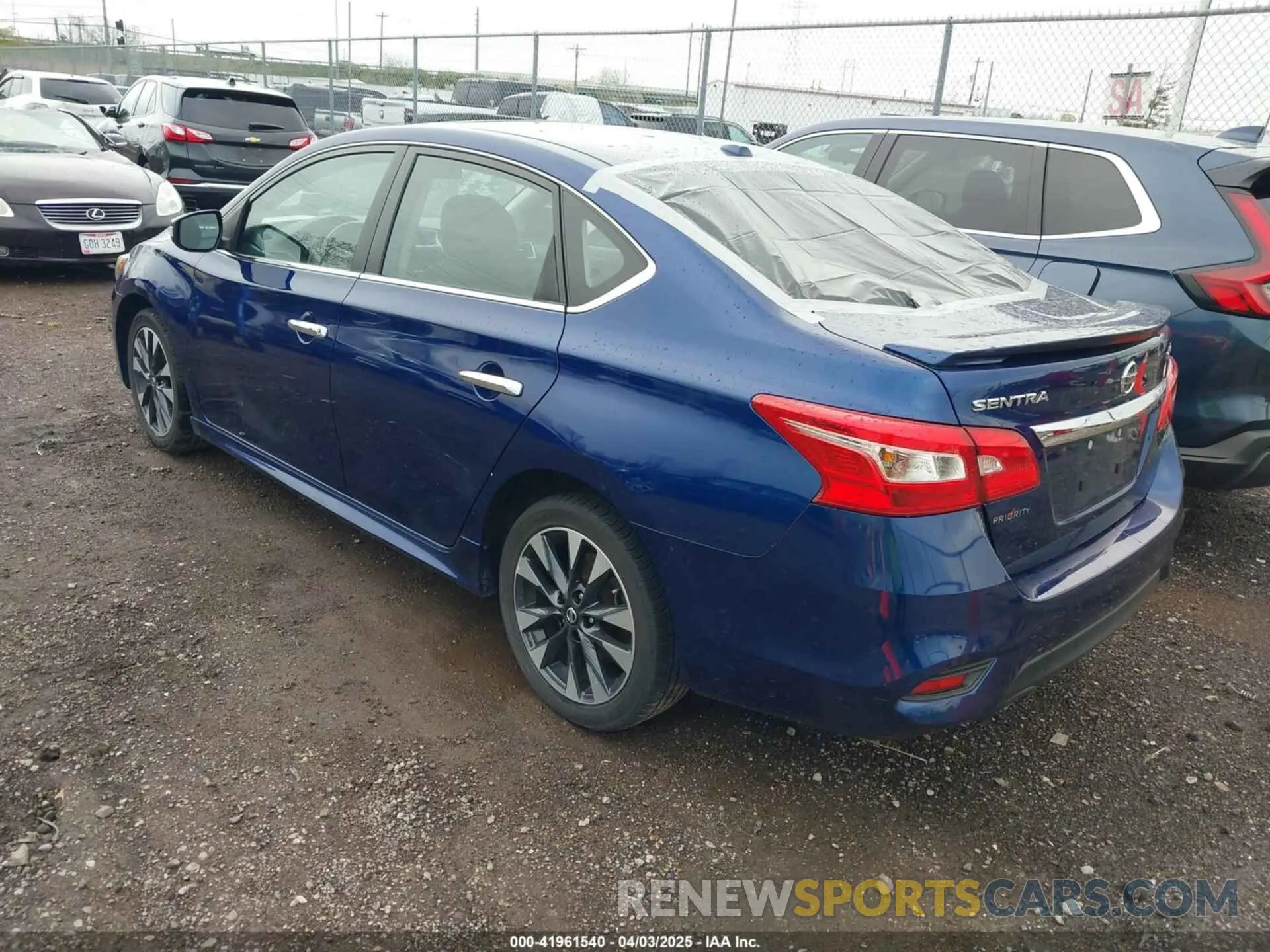 3 Photograph of a damaged car 3N1CB7AP6KY325792 NISSAN SENTRA 2019
