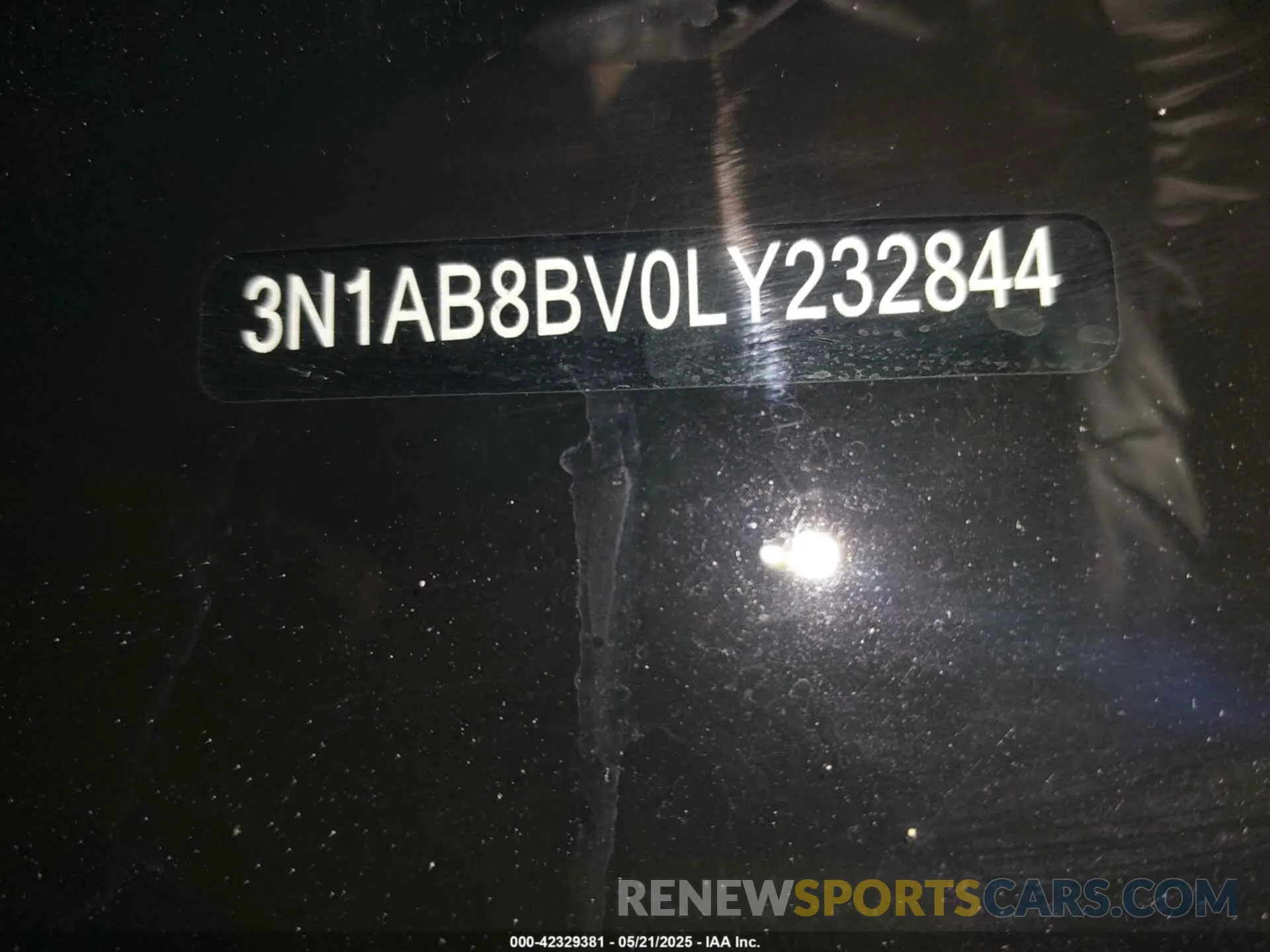 18 Photograph of a damaged car 3N1AB8BV0LY232844 NISSAN SENTRA 2020