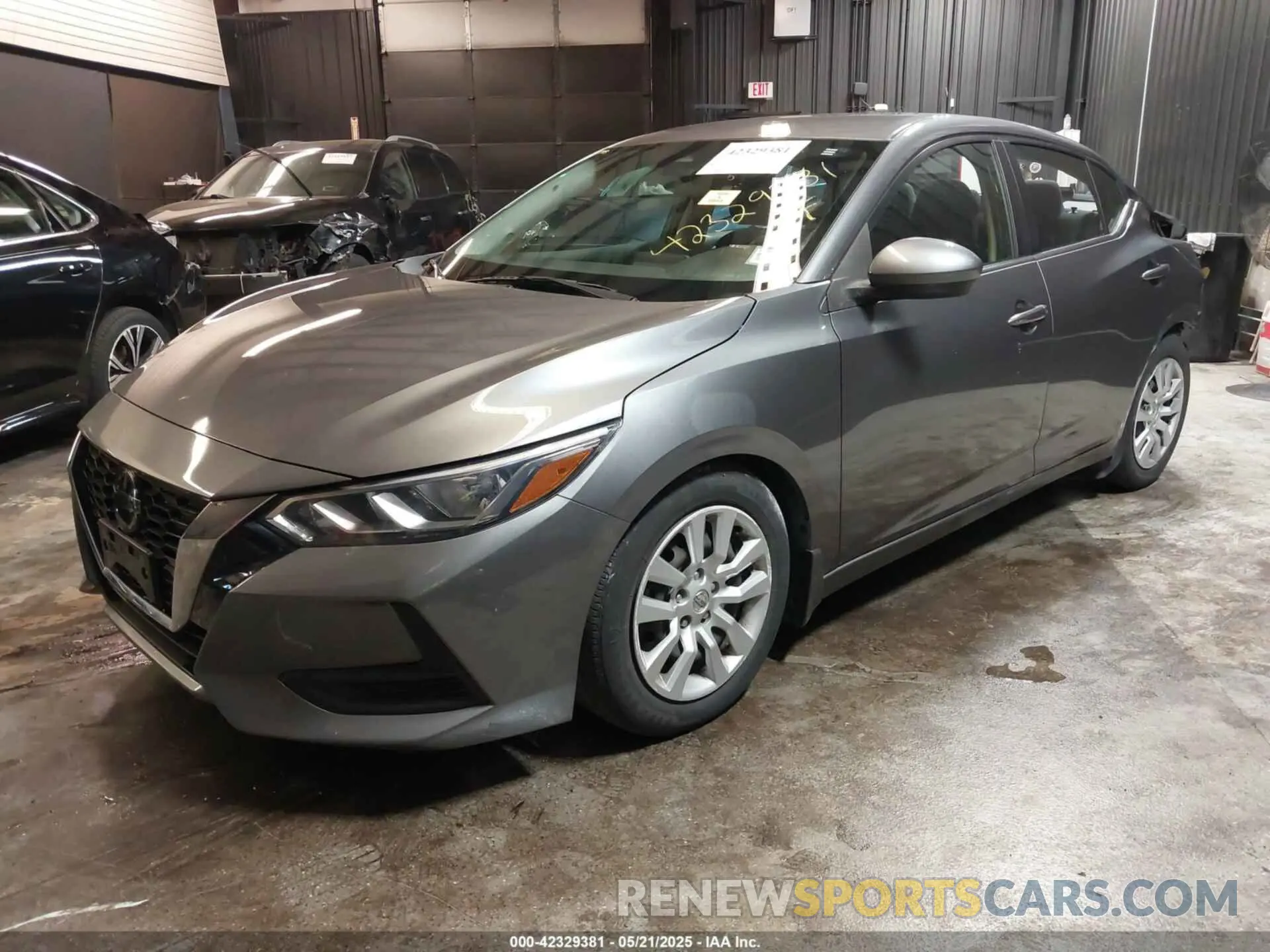 2 Photograph of a damaged car 3N1AB8BV0LY232844 NISSAN SENTRA 2020