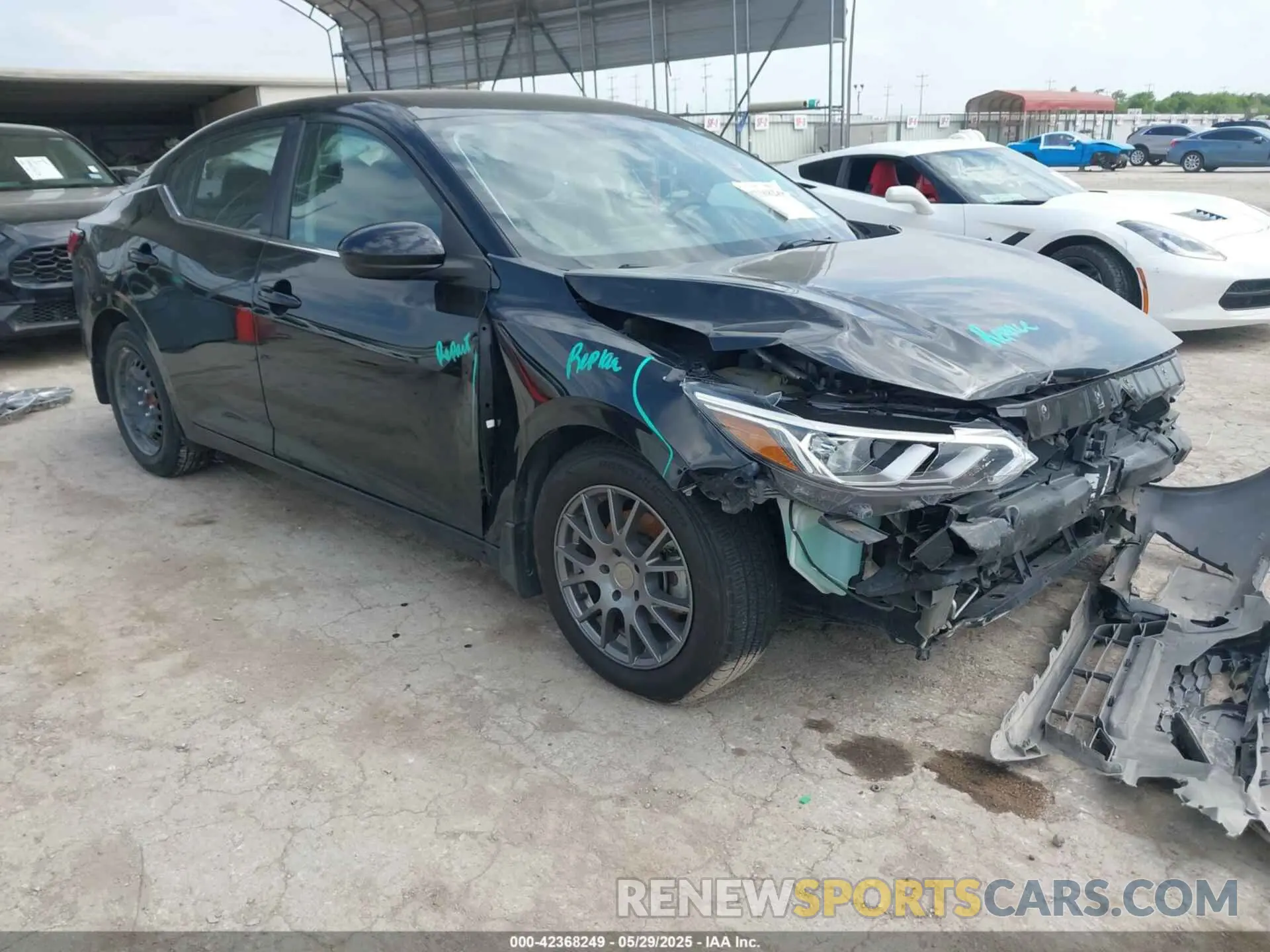 1 Photograph of a damaged car 3N1AB8BV0LY245612 NISSAN SENTRA 2020